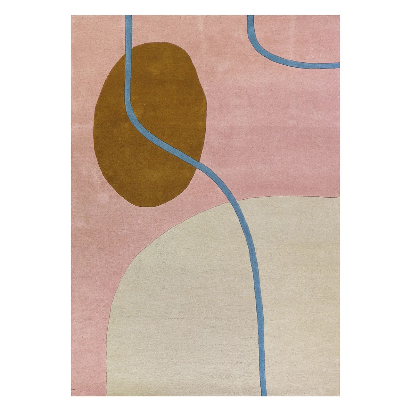 Finarte Ruukku Wool Rug Pink