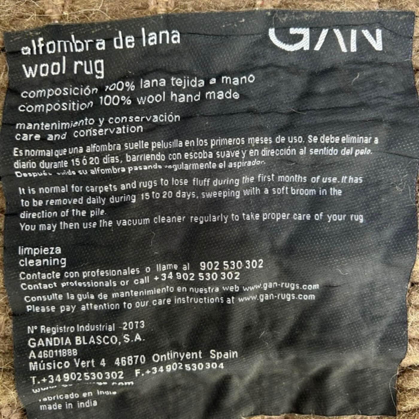 Gan 3D rug