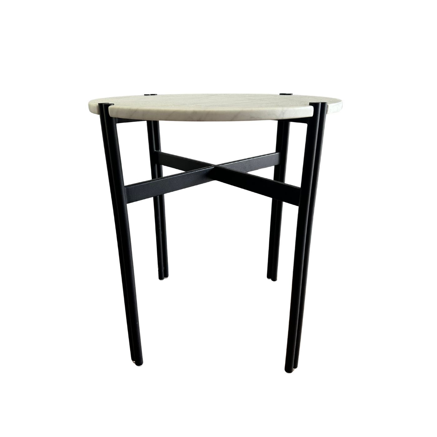 Globe West Atlas Twin Side tables, pair