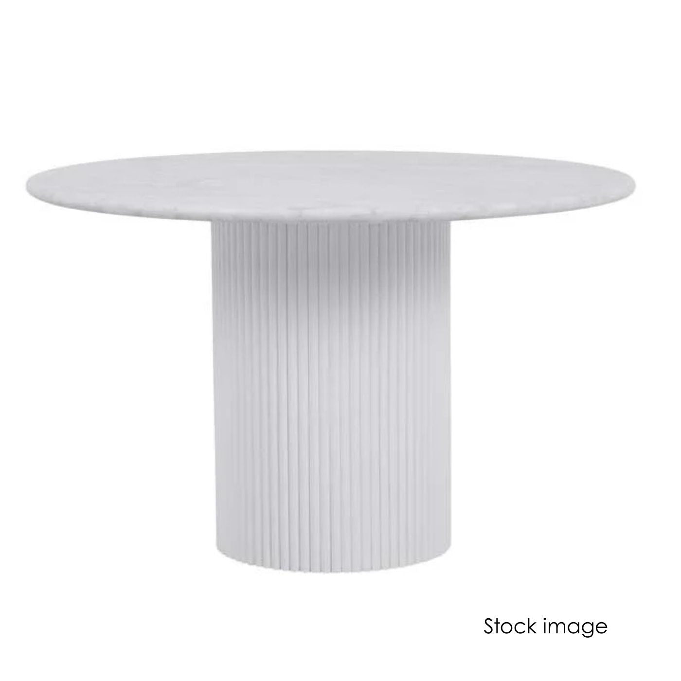 GlobeWest Benjamin Ripple Marble Dining Table