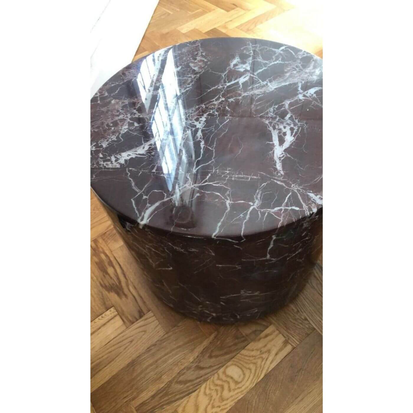 Globe West Elle marble side tables