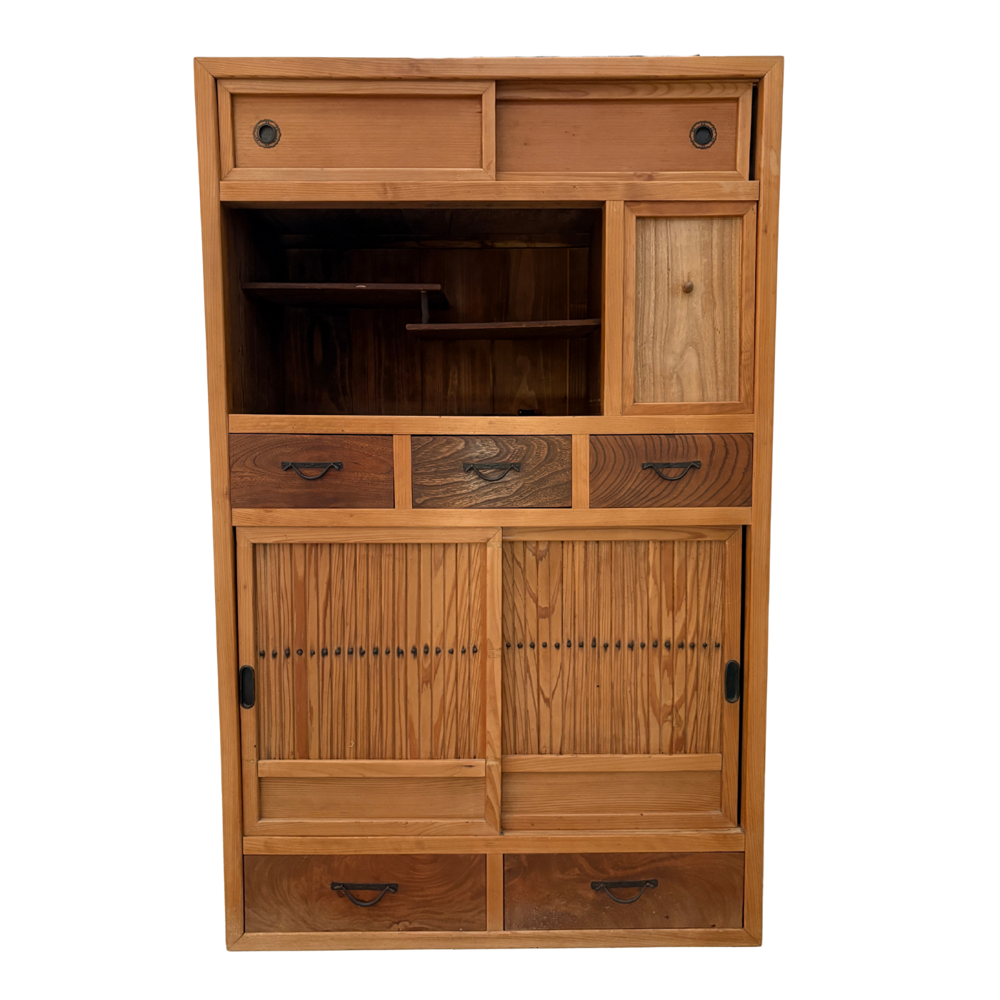 Japanese Antique Mizuya Dansu kitchen cabinet