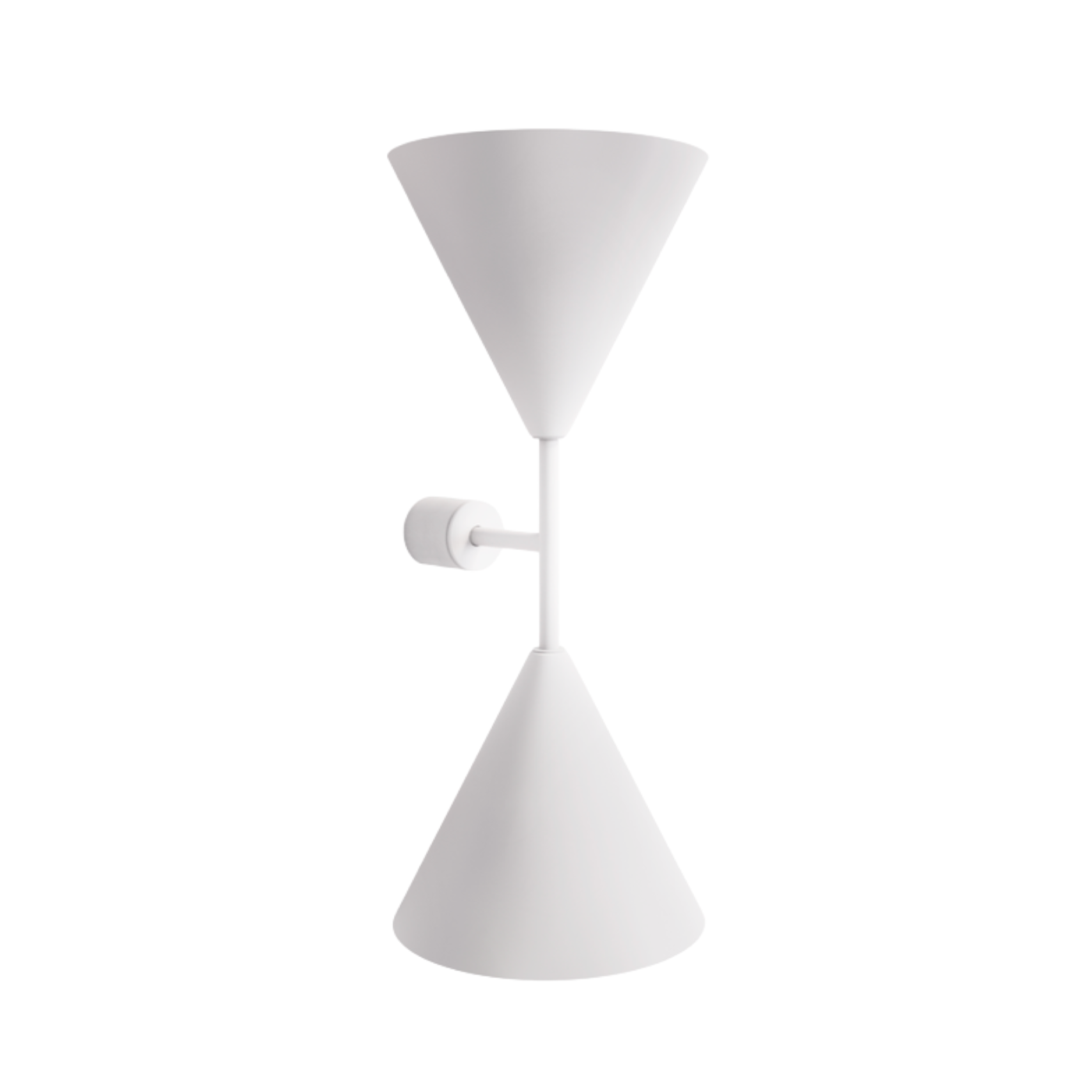 Laal T-Bar Wall Stick and Small Cones Wall Sconces, pair
