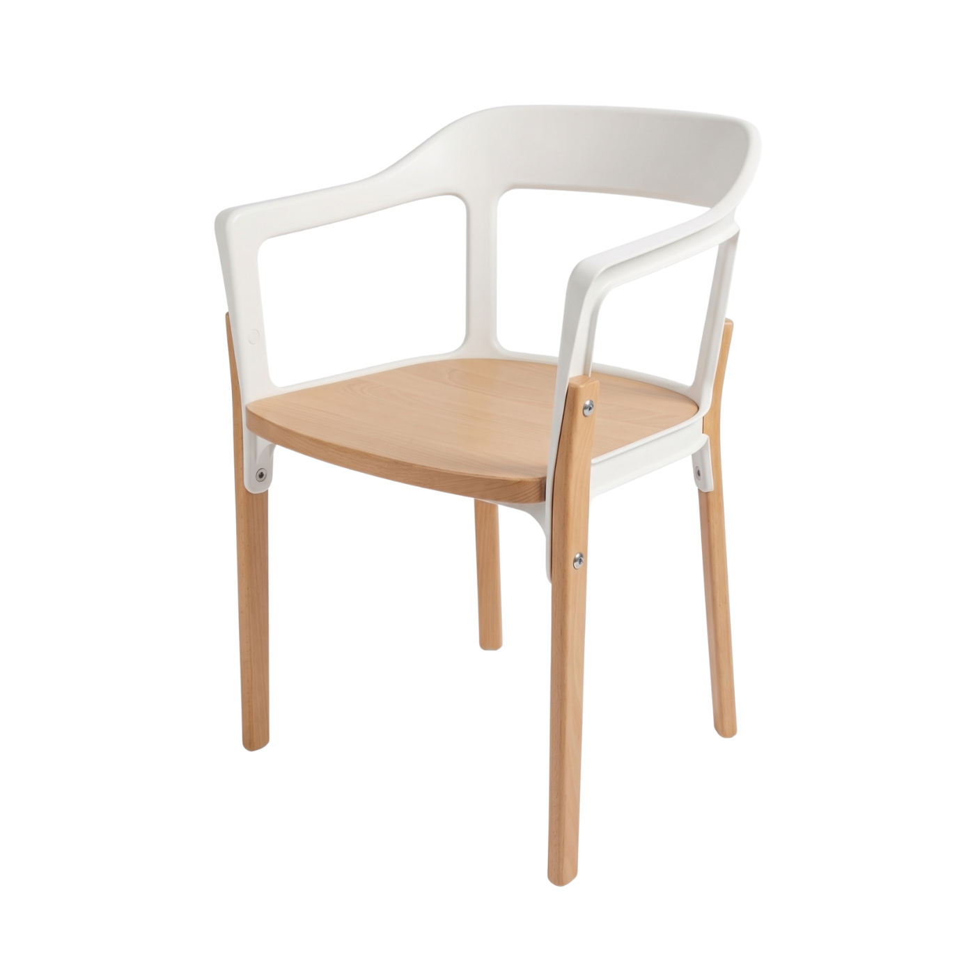Magis Steelwood Chairs by Ronan & Erwan Bouroullec, Set of 4