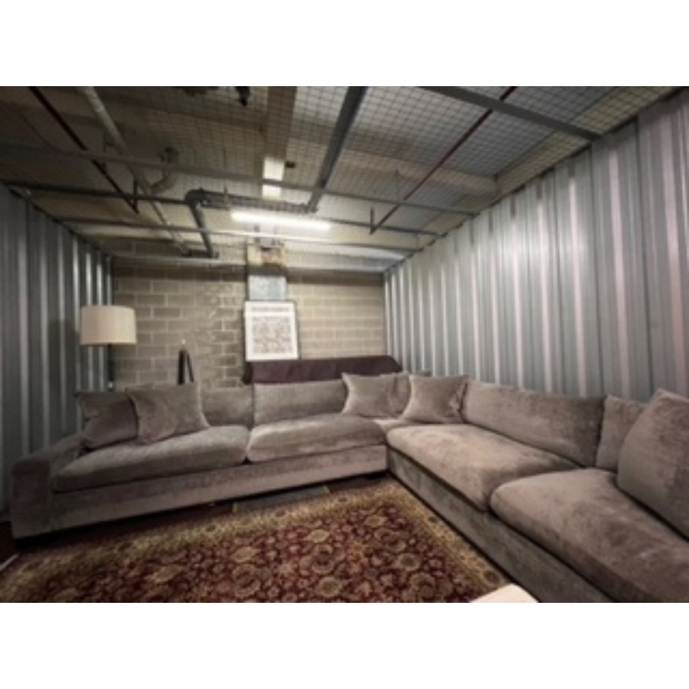 Marco Meneguzzi Custom L-Shaped Sofa