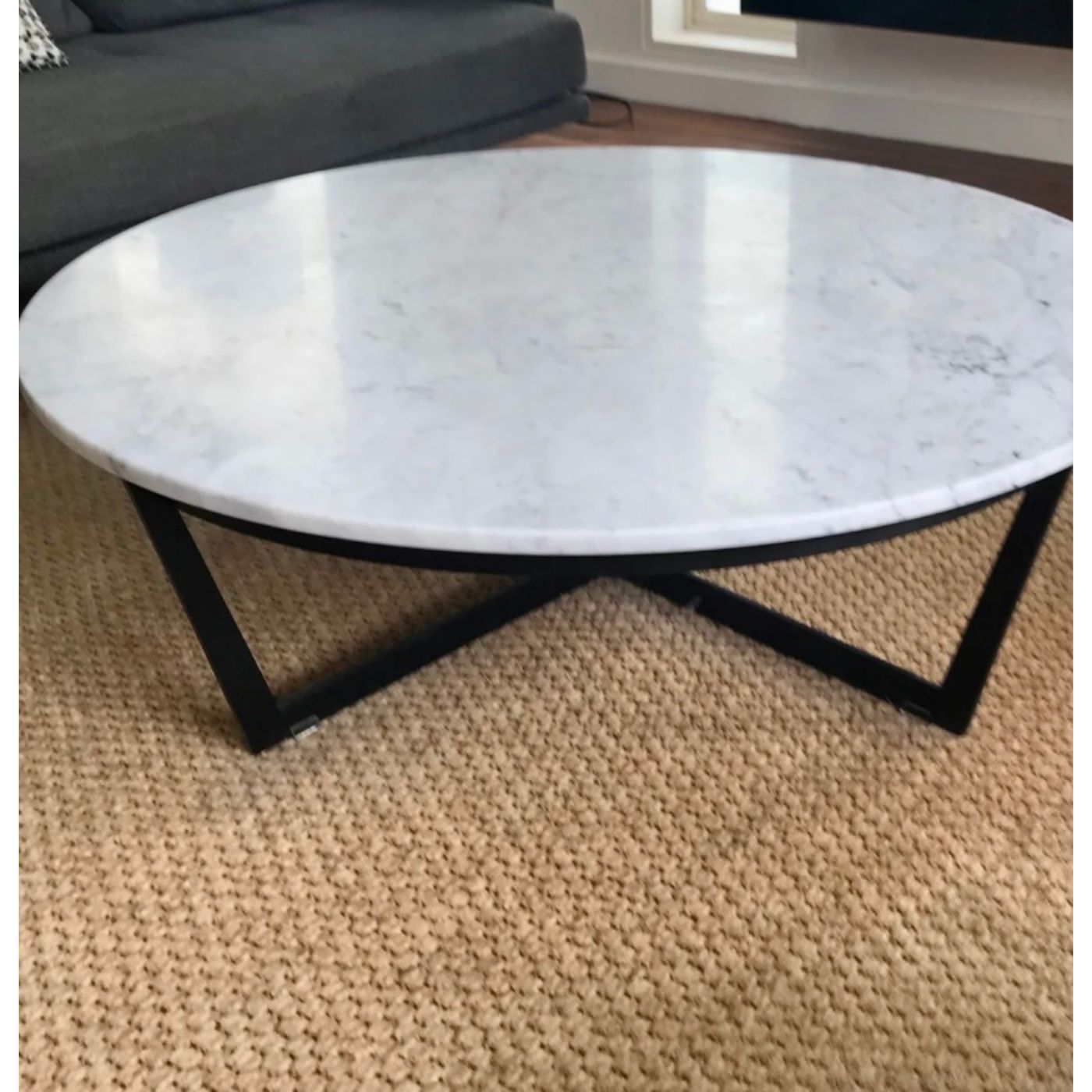 MCM House Marble Top Coffee Table
