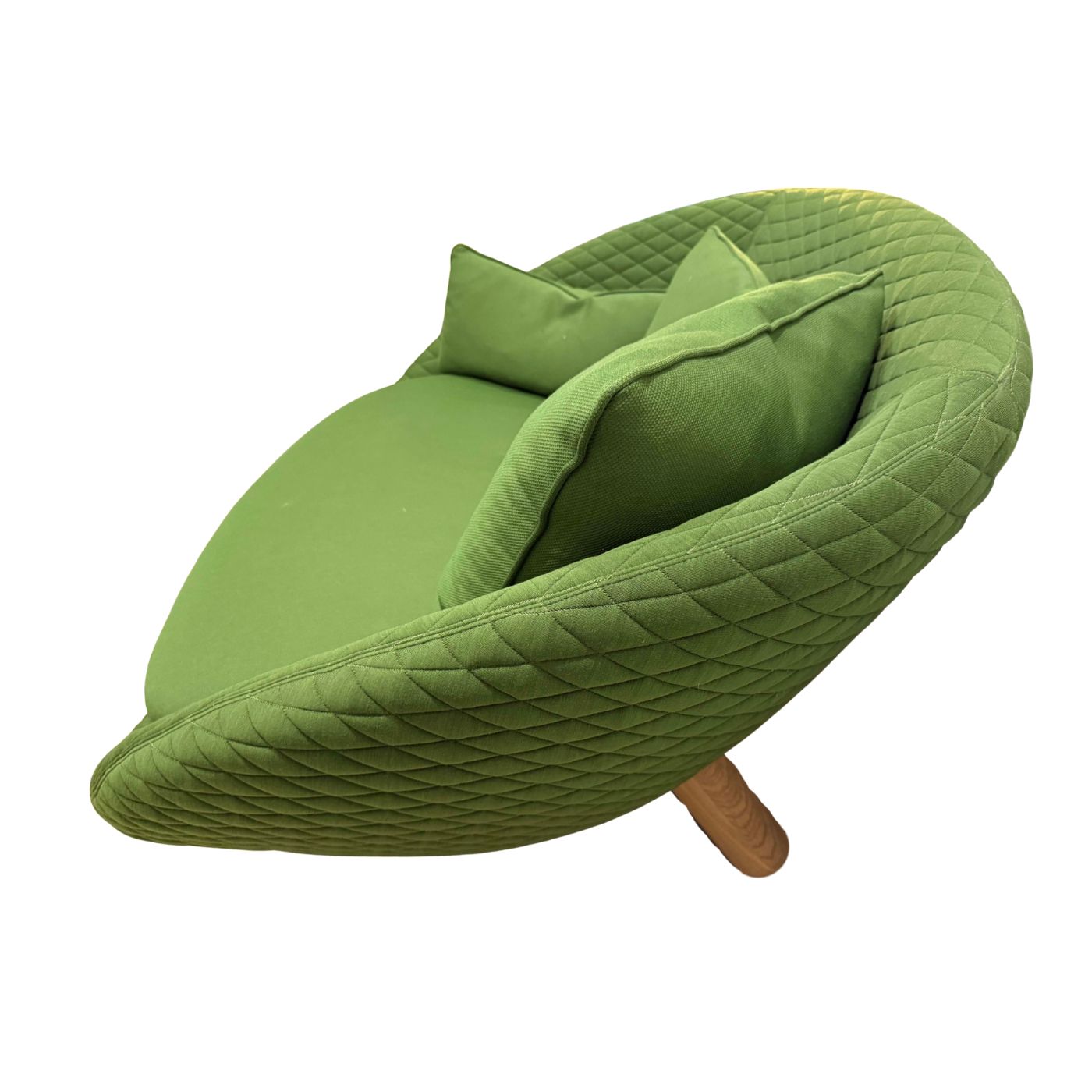 Green Moooi Love Sofa with 3 cushions