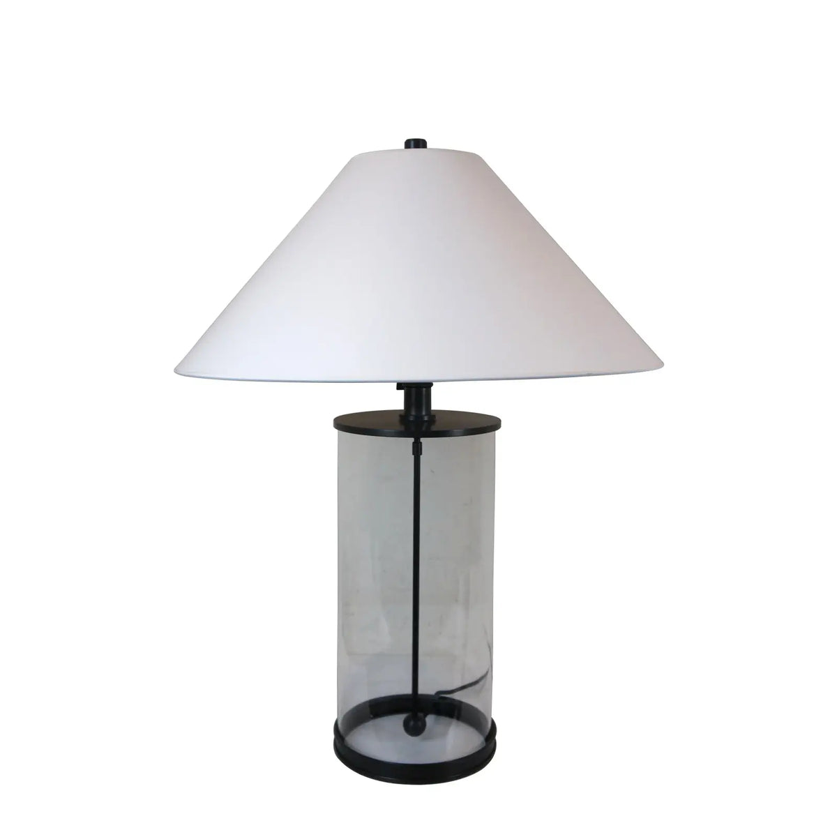 Ralph Lauren Glass Cylinder Lamp Modern Table Lamp RL11167 | Visual