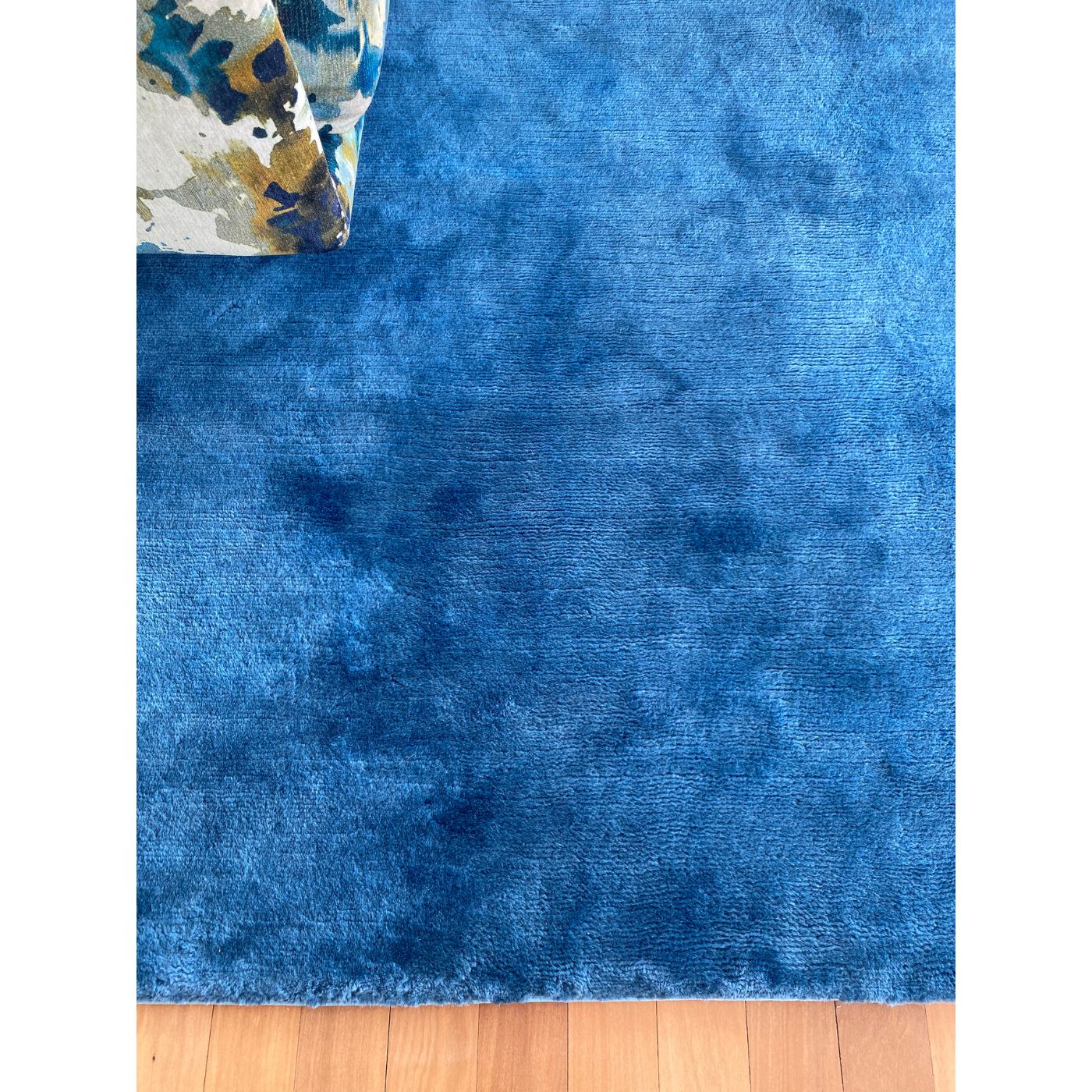Rug Establishment Blue Mohair Rug
