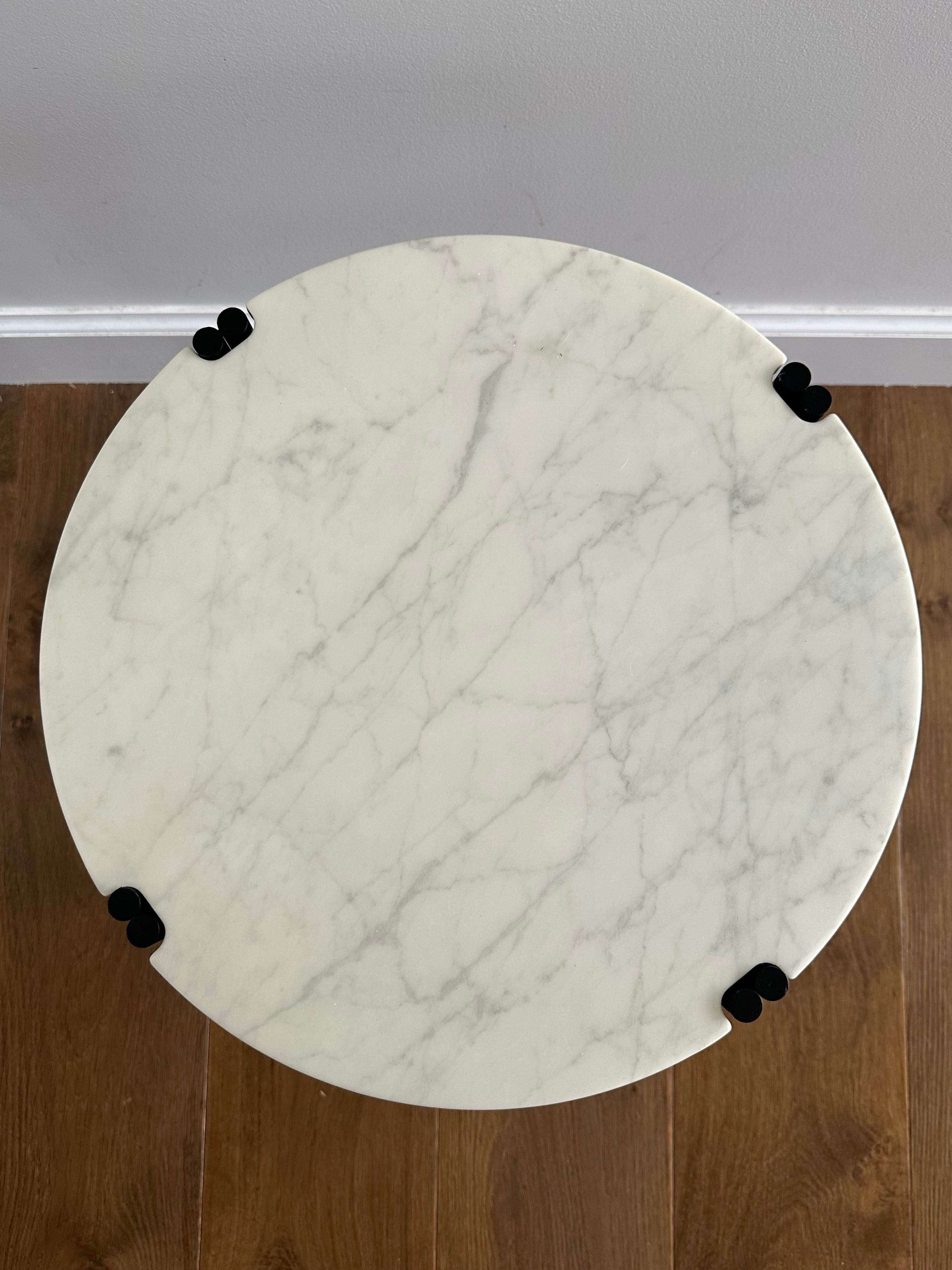 Globe West Atlas Twin Side tables, pair