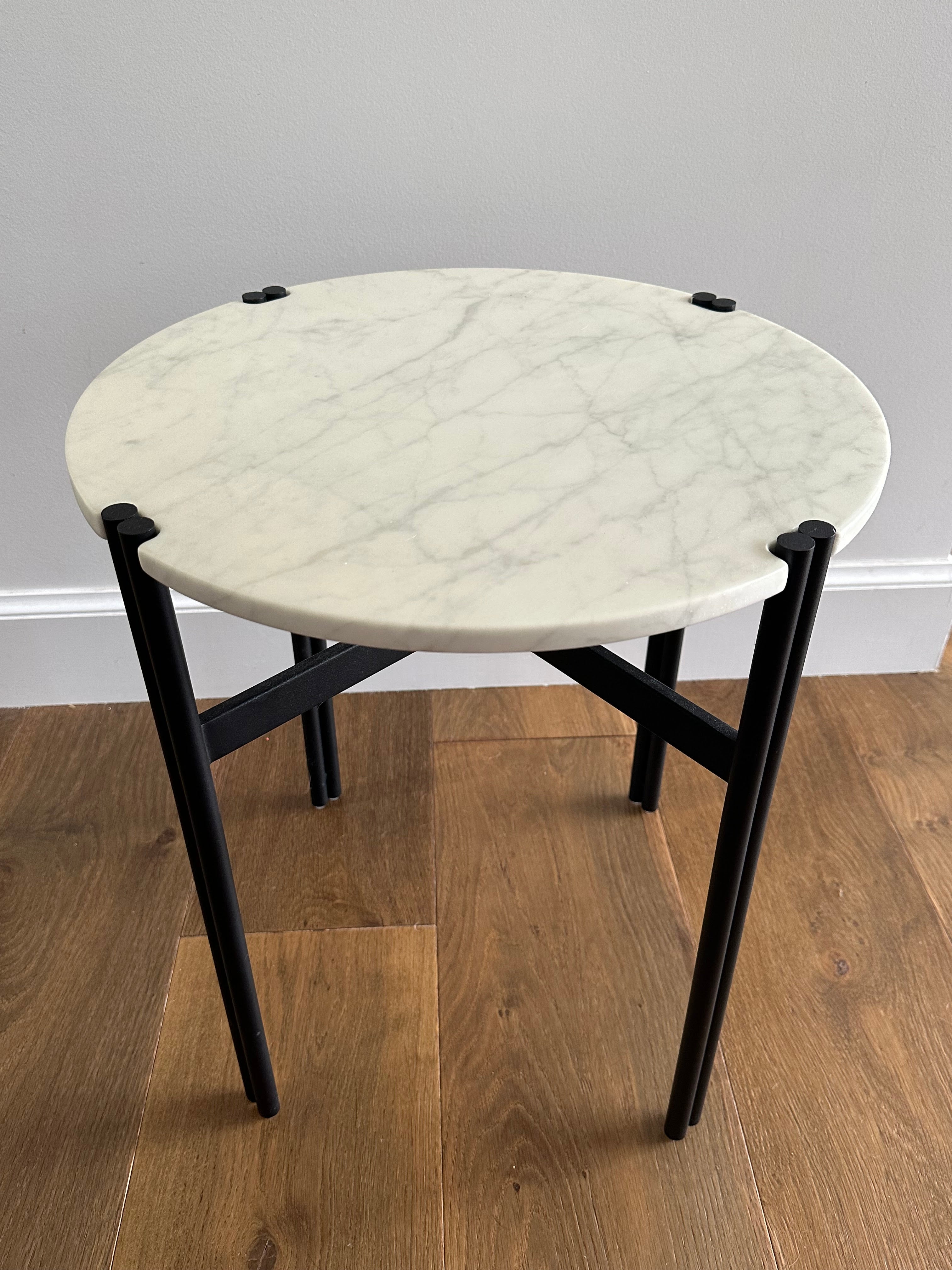 Globe West Atlas Twin Side tables, pair