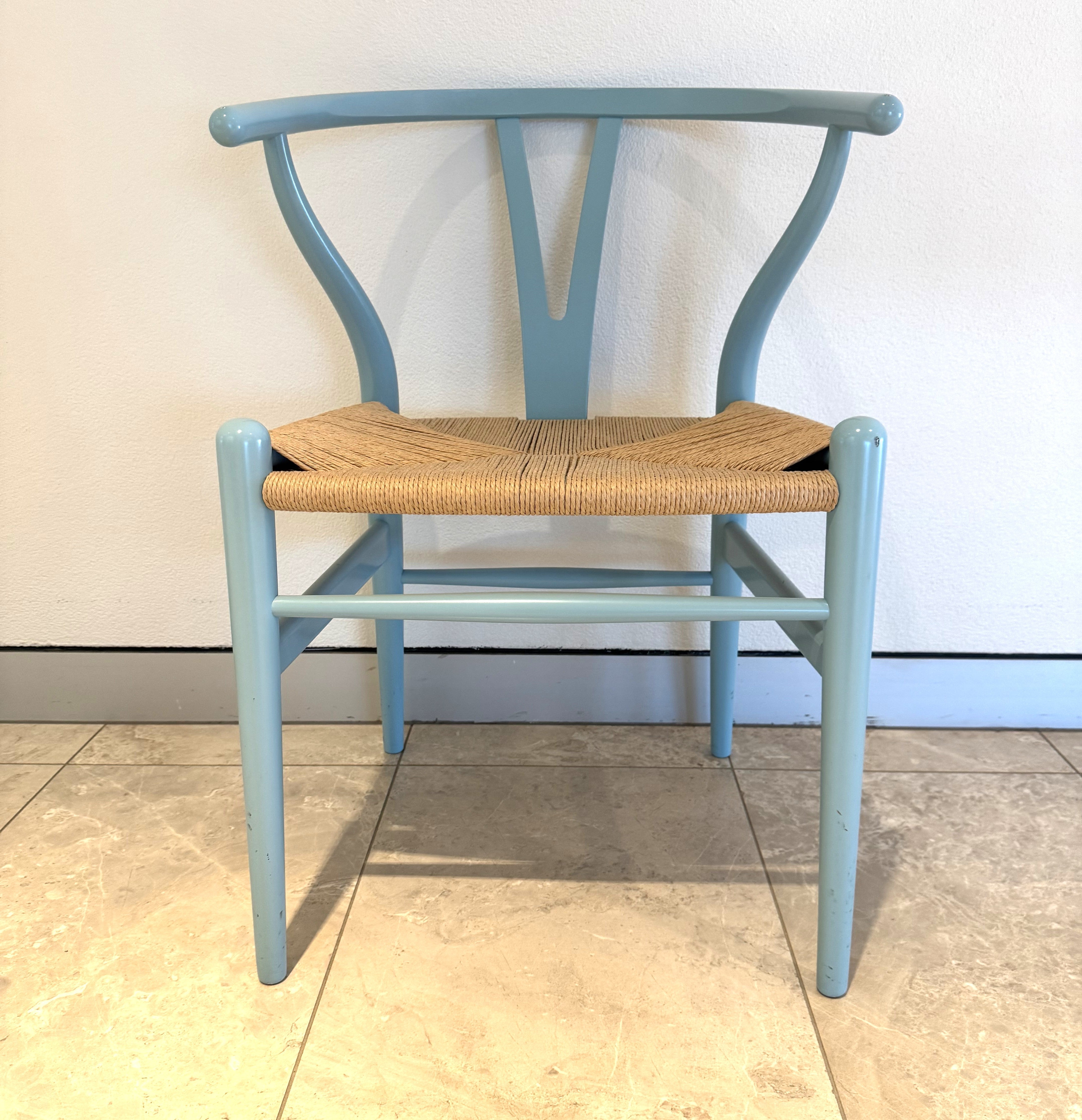 CH24 Hans Wegner Wishbone Chairs, Set of 4