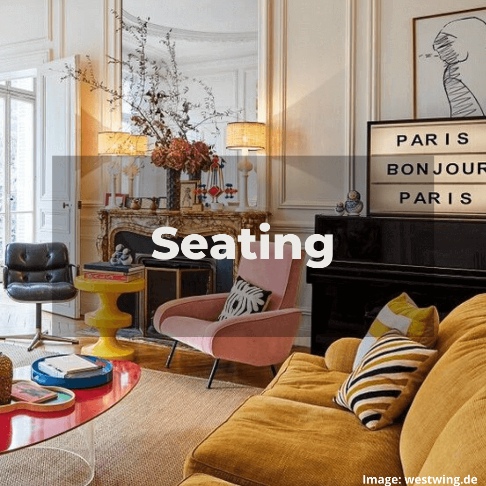 Seating - second hand designer Sofas, Armchairs, Dining Chairs, Stools