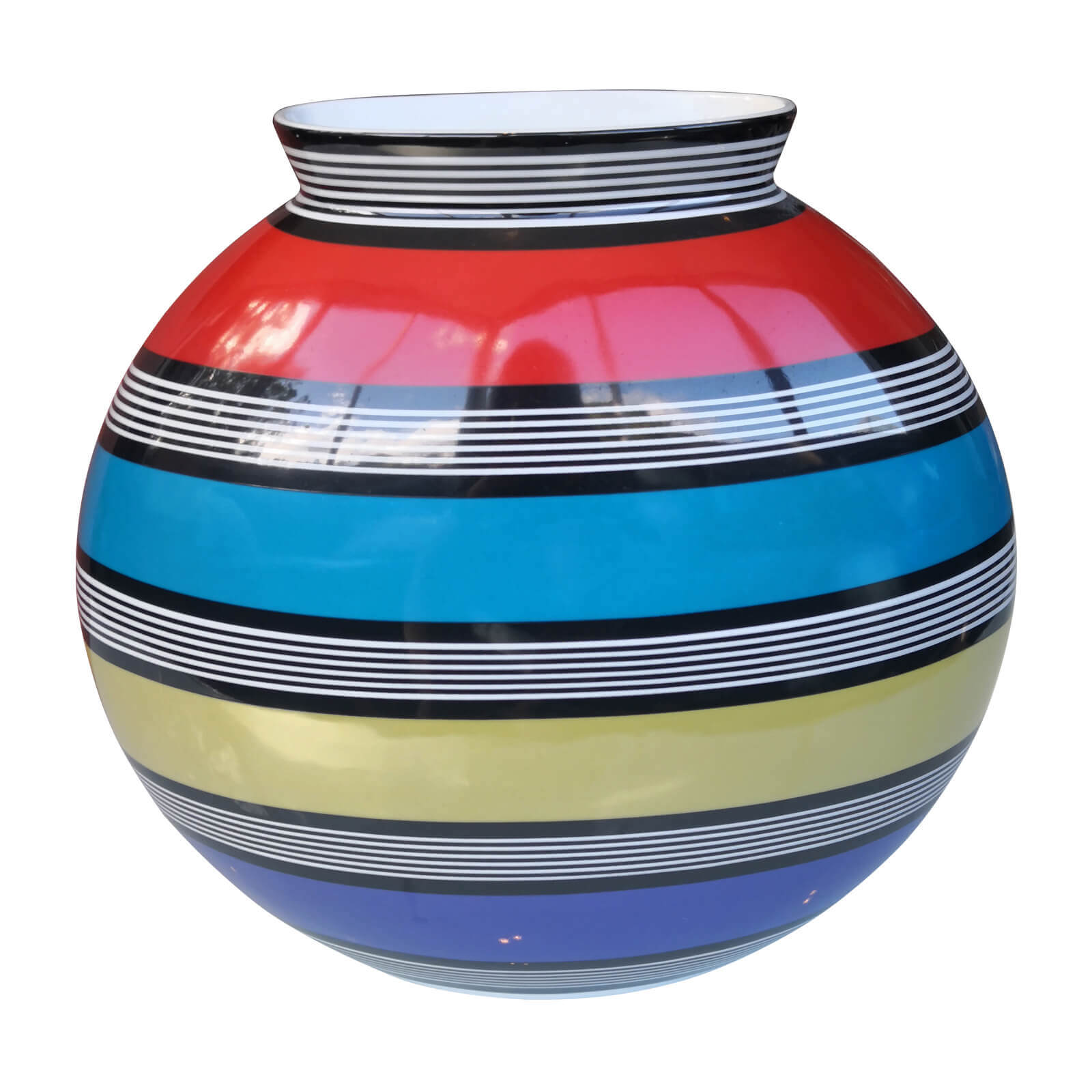 Missoni Home Bolla vase striped