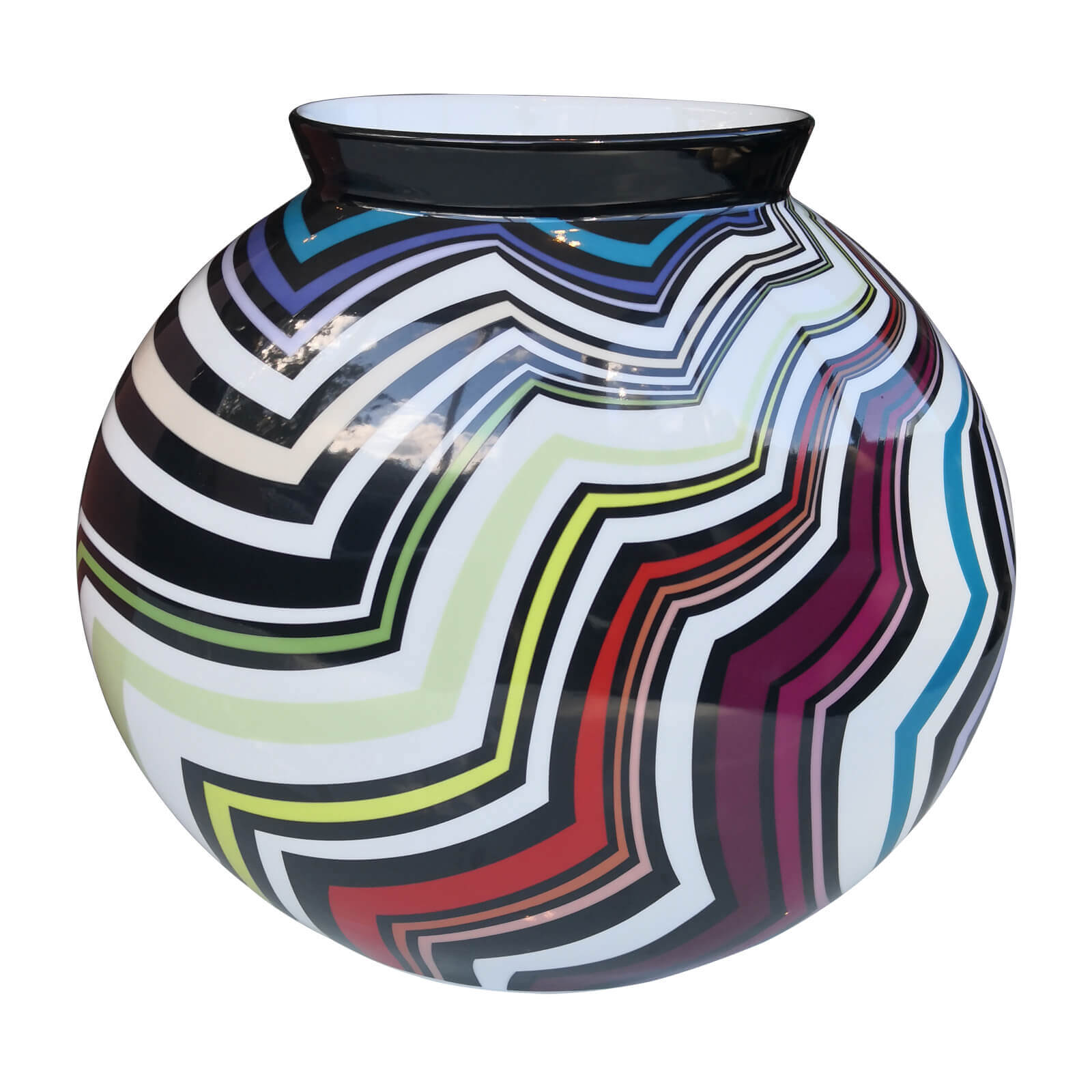 Missoni Home Bolla vase zigzag