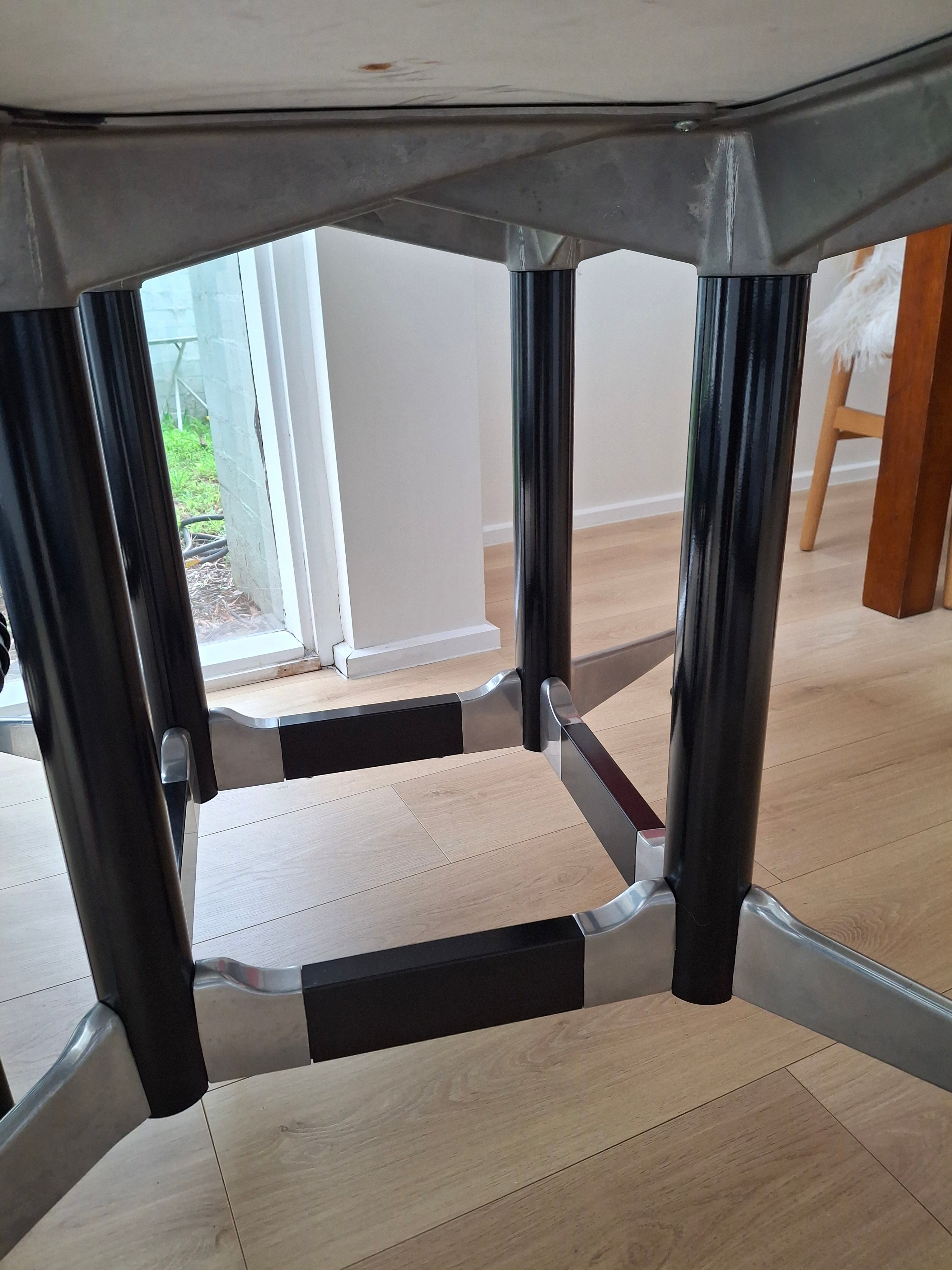 Eames Segmented Table with Saarinen Calacatta Marble Top