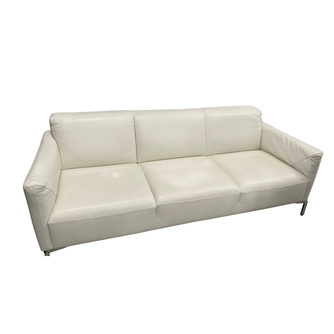 Two-Design-Lovers-Natuzzi-Cream-3-seater-leather-lounge