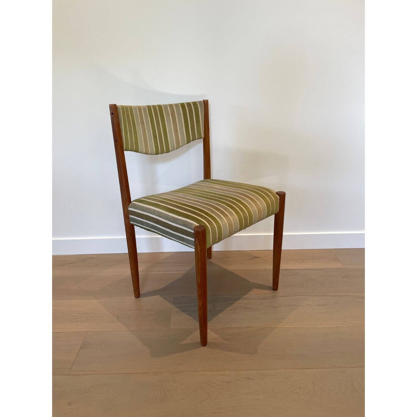 Vintage Teak Dining Chairs, set of 6, c1960s