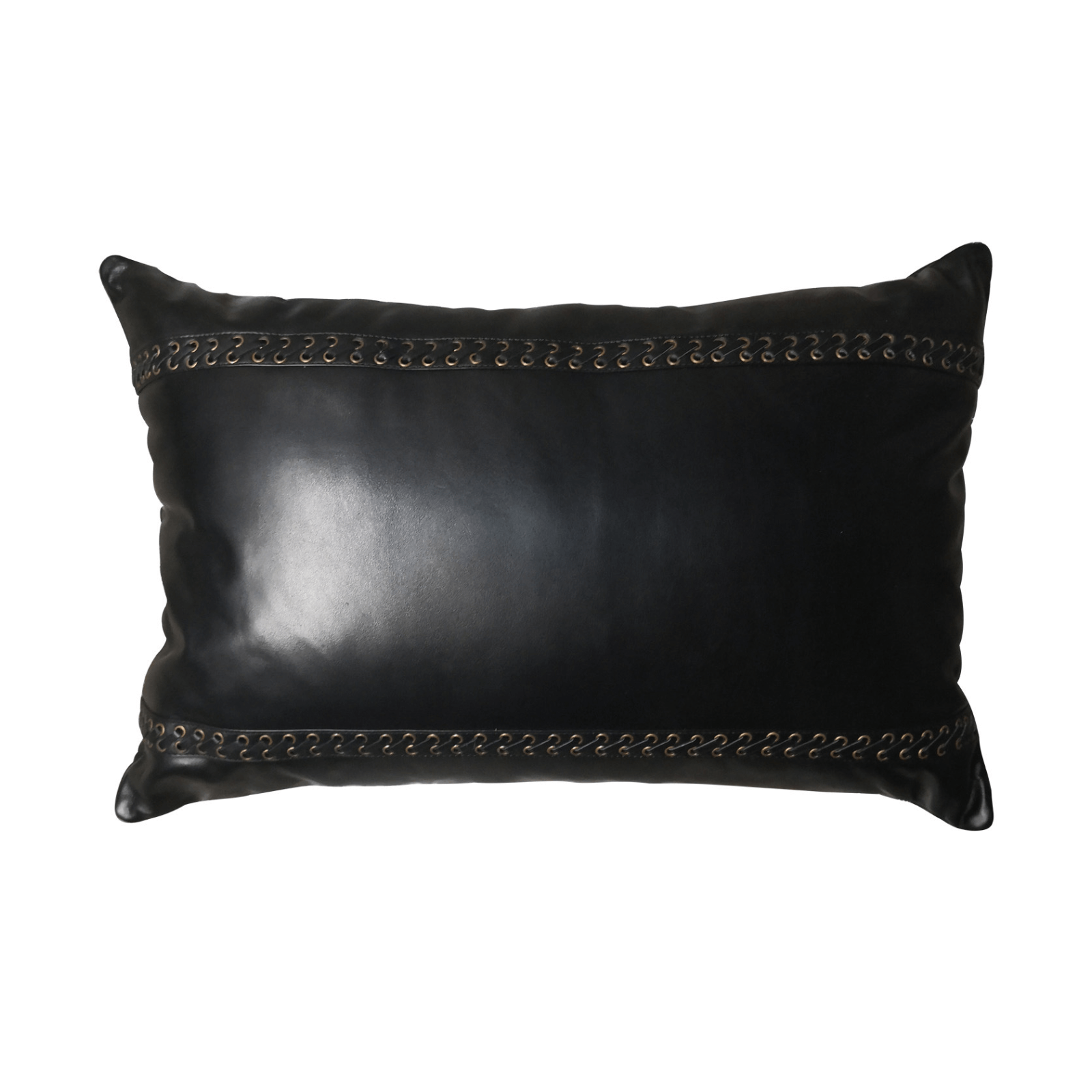 Two Design Lovers Bandhini Designs cushion leather black