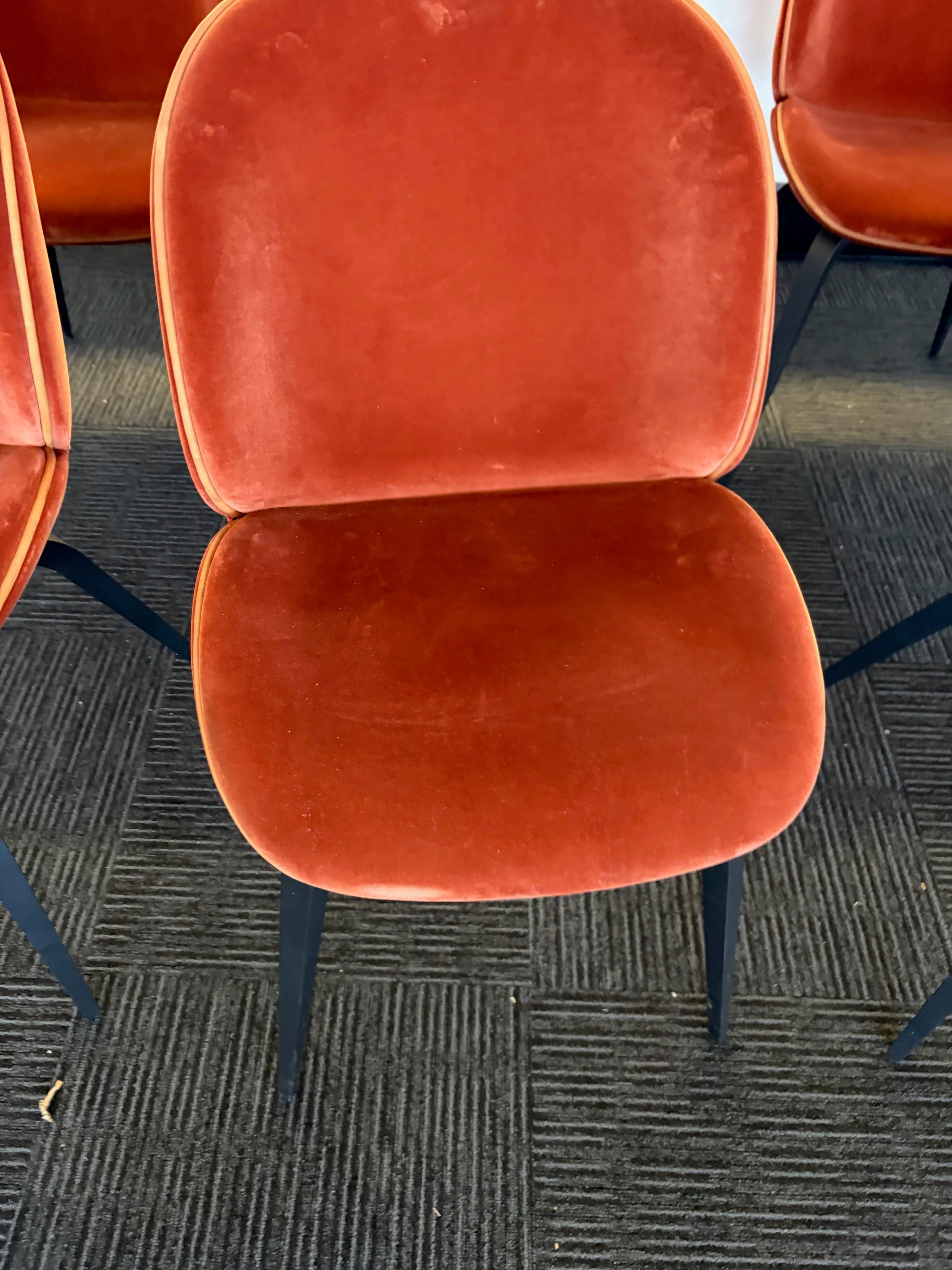 Gubi Beetle Dining chairs, Set of 6
