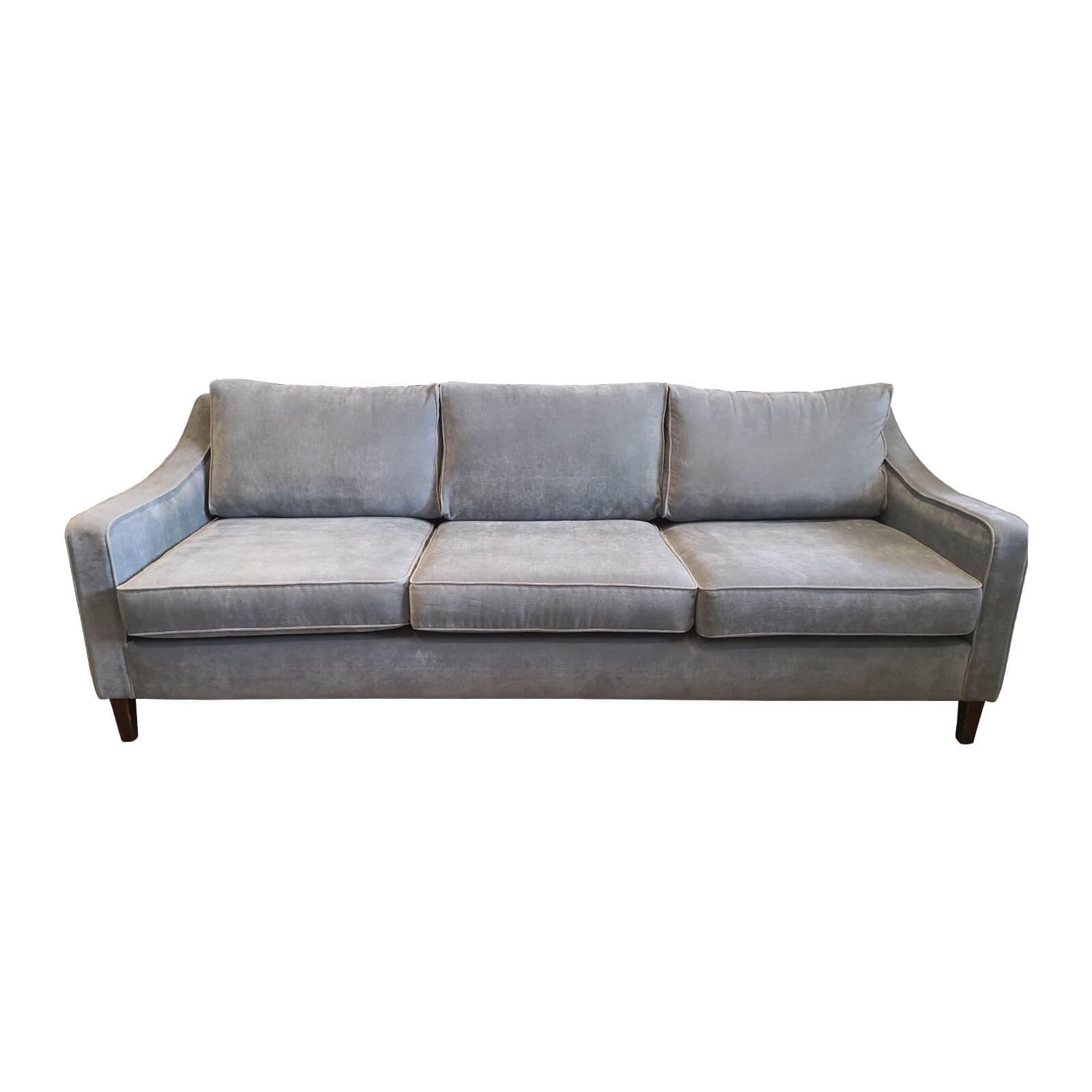 Two Design Lovers Coco Republic three seater grey sofa