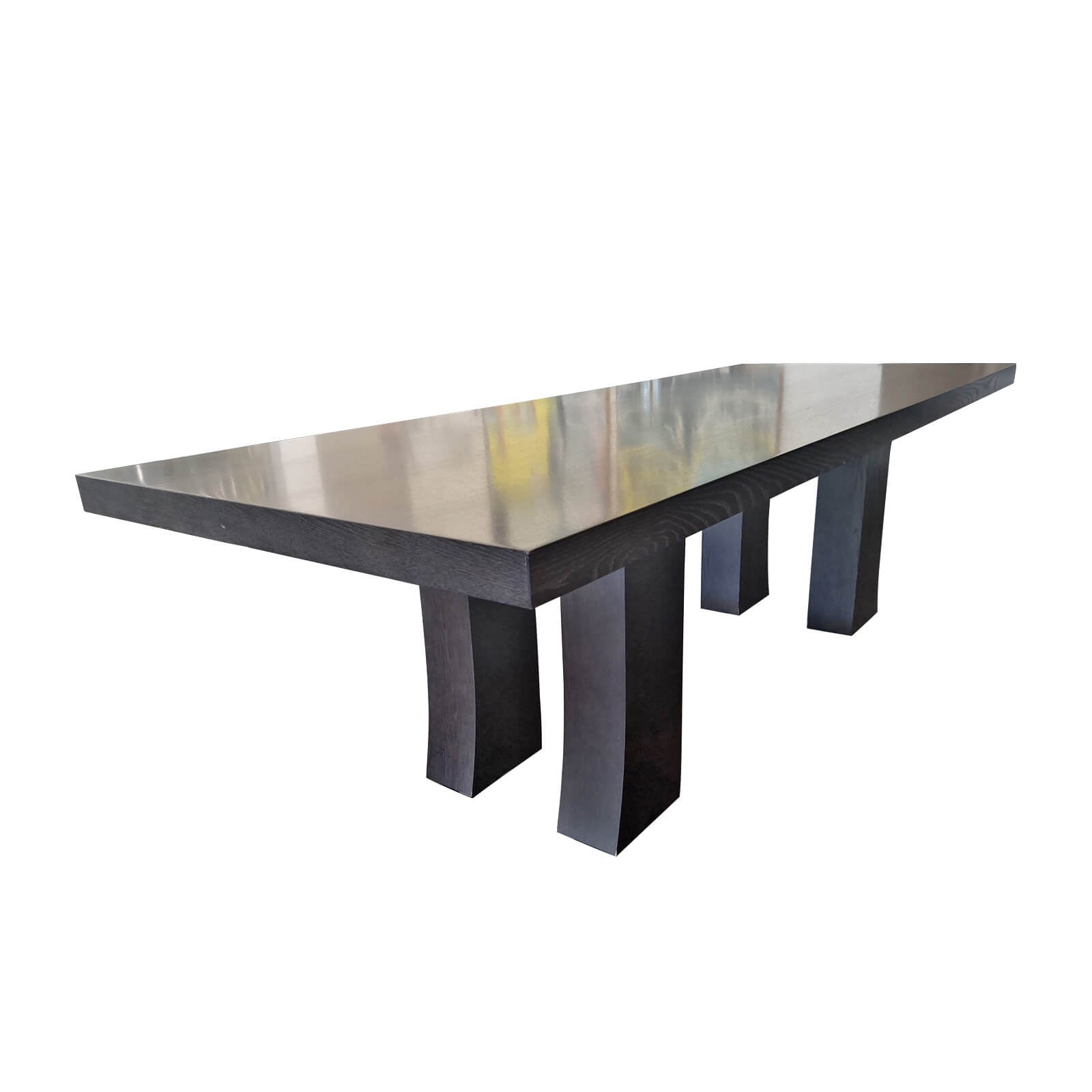 Two Design Lovers dark oak dining table Promemoria Dumbo