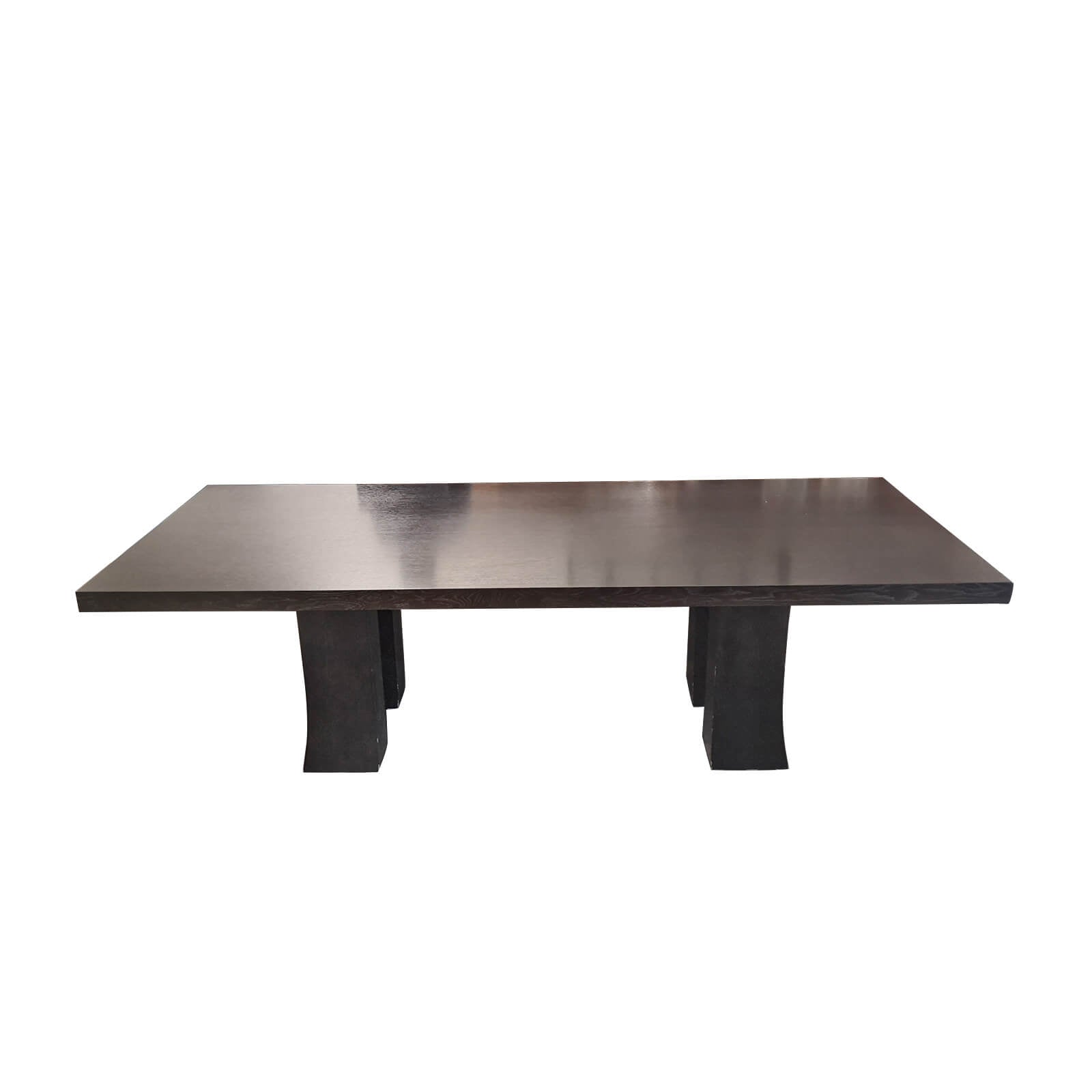 Two Design Lovers dark oak dining table Promemoria Dumbo