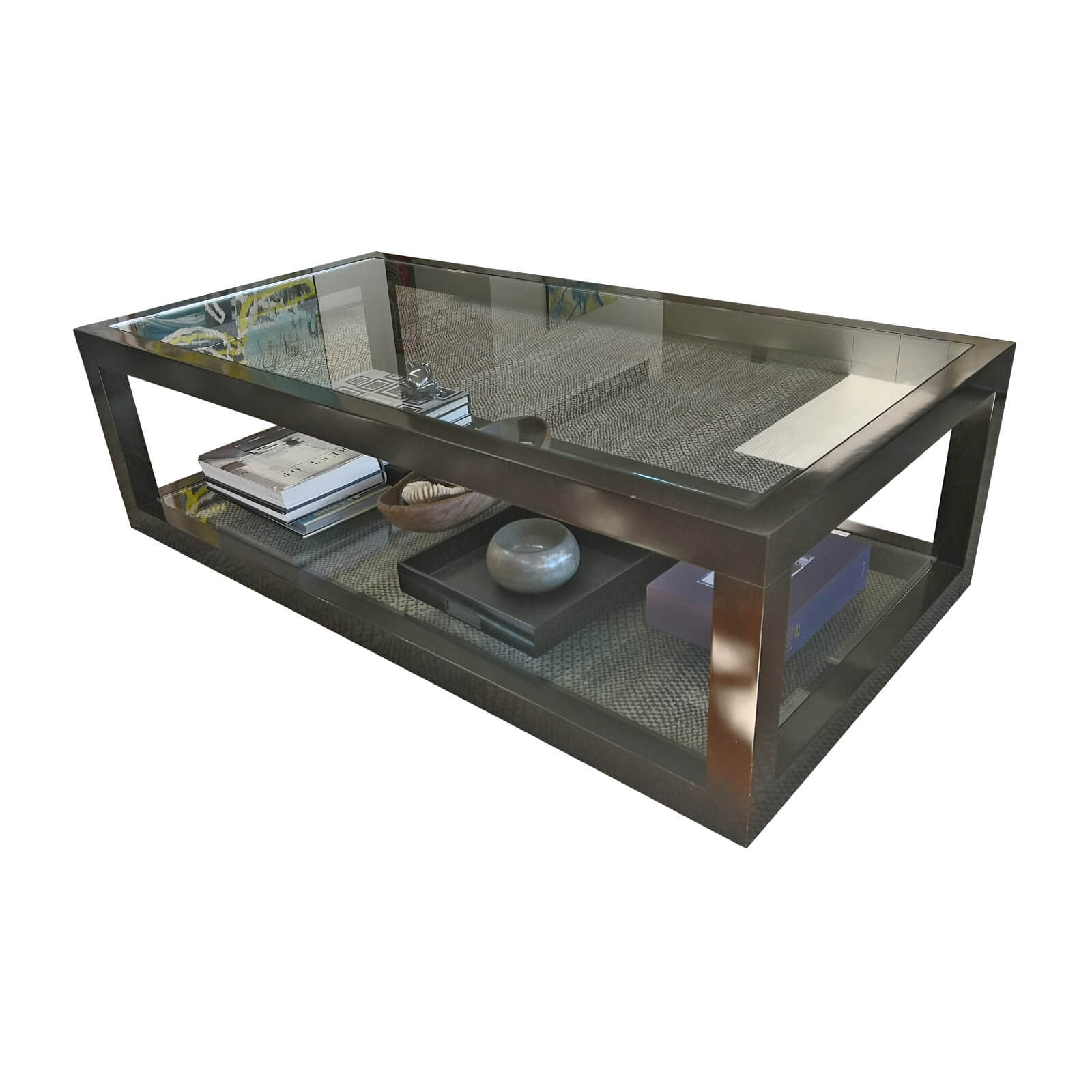 Two Design Lovers glass coffee table