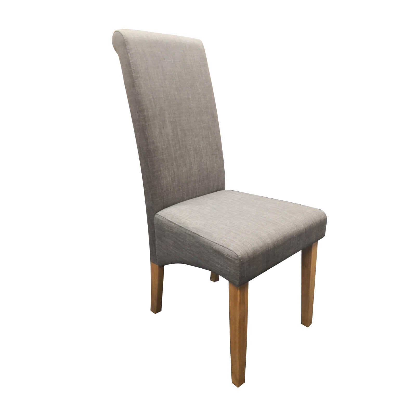 two design lovers high back dining chair angle