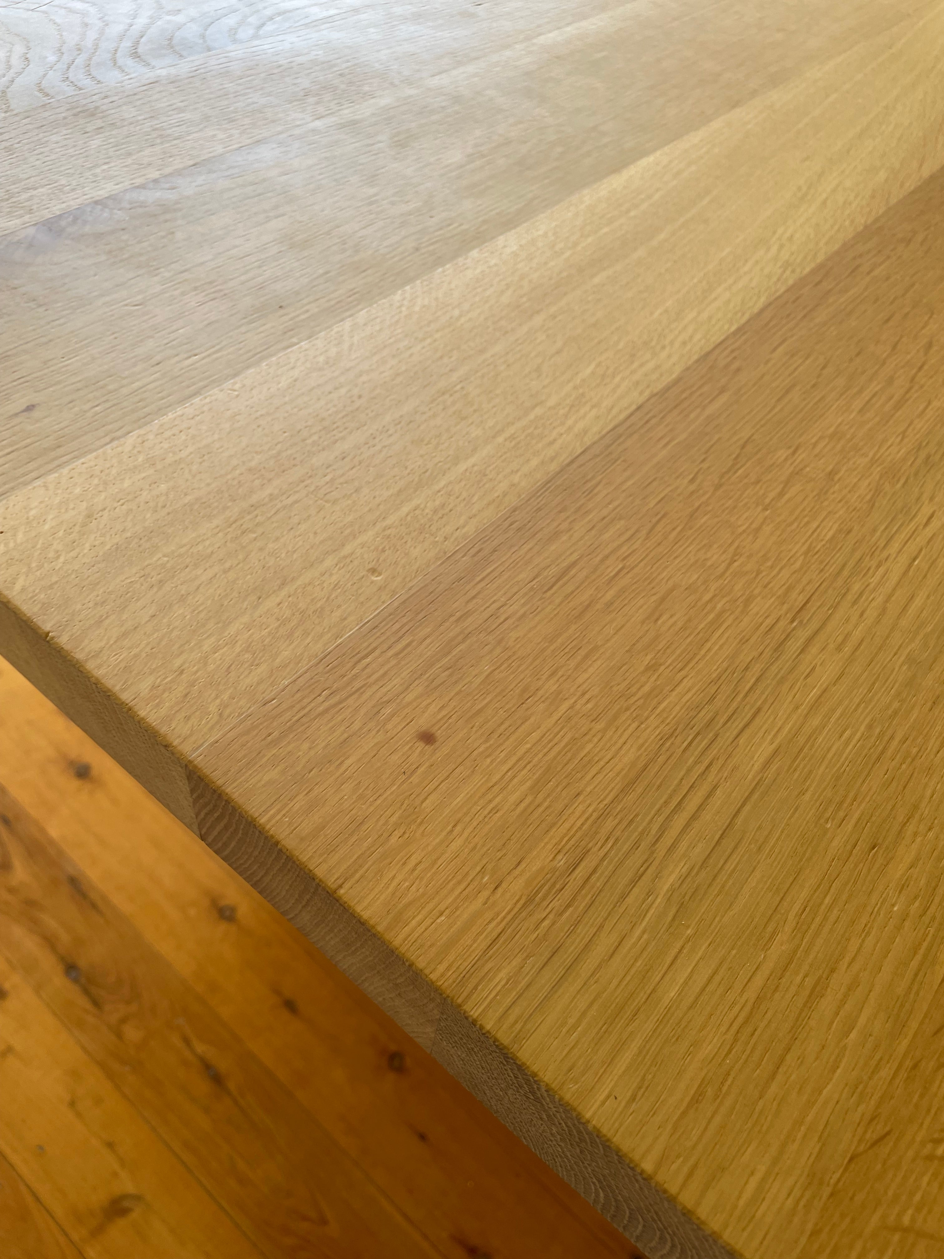 Solid Oak 'Atlas' Table by Heerenhuis Manufactuur