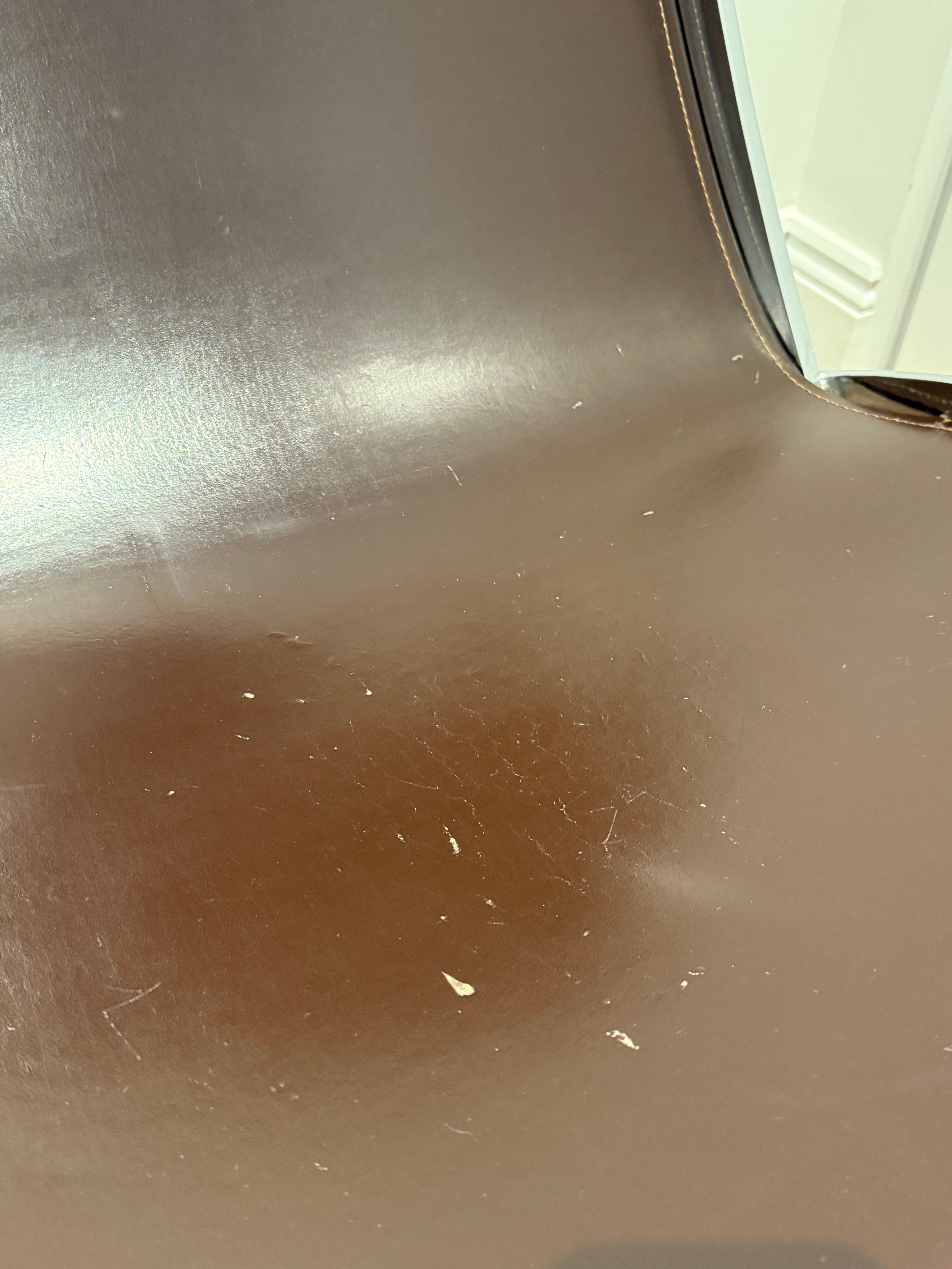 Flexform Scissor Chairs, pair