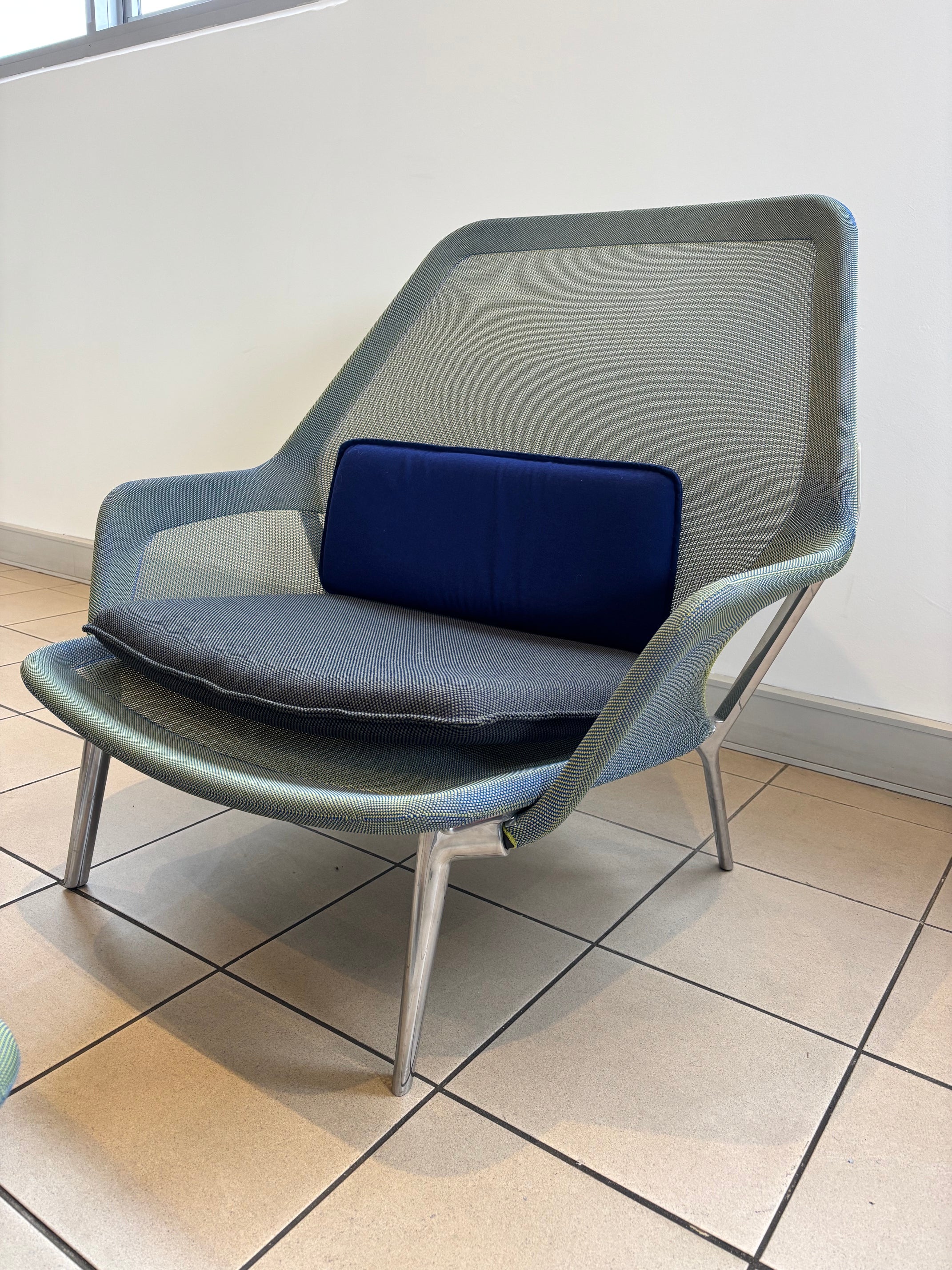 VITRA SLOW CHAIR + OTTOMAN