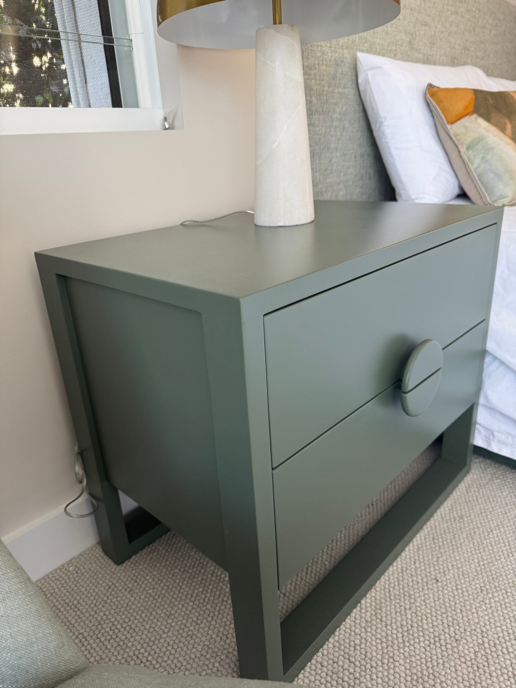 Satara Solaris Bedside Tables, pair