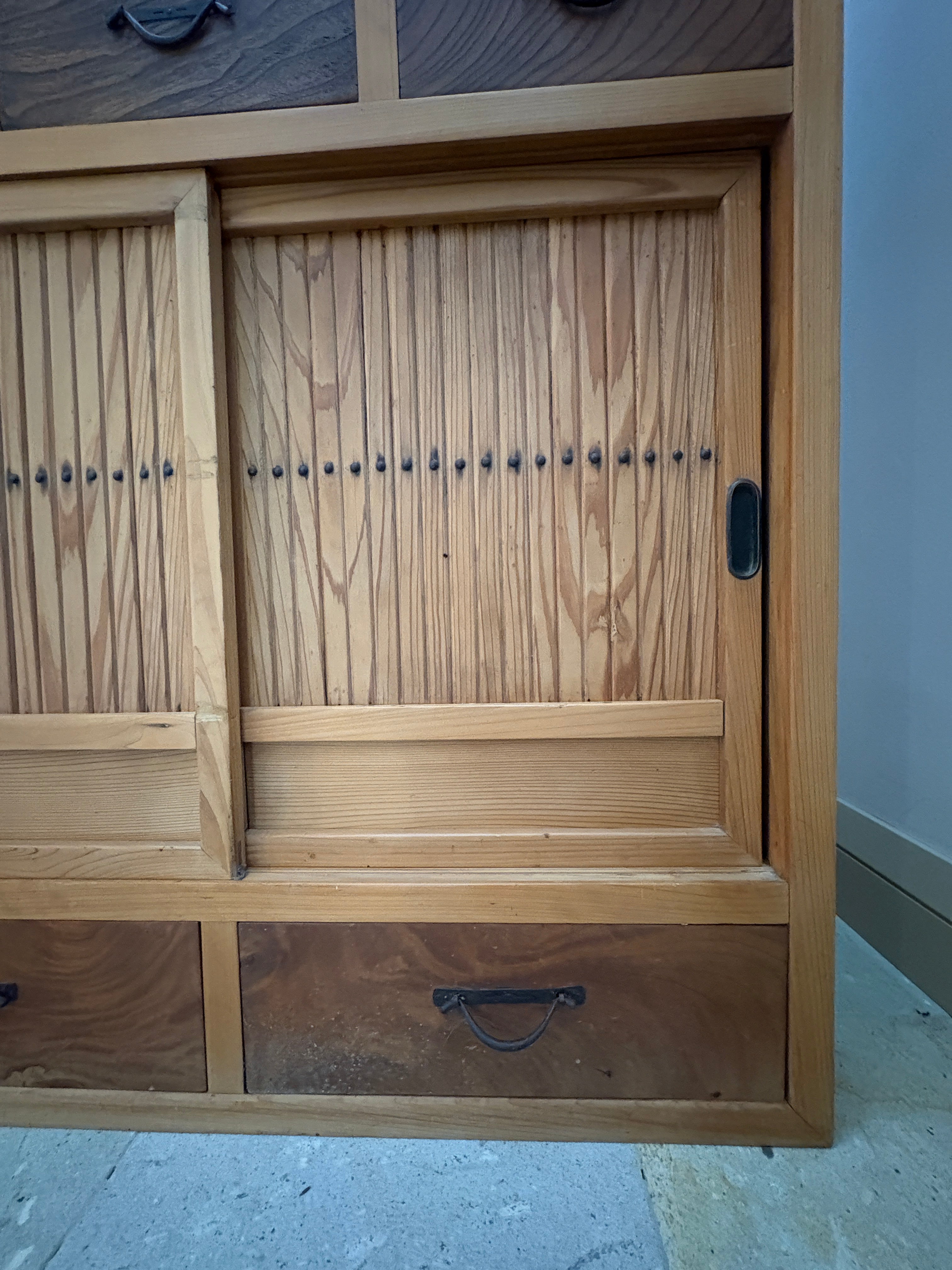 Japanese Antique Mizuya Dansu kitchen cabinet