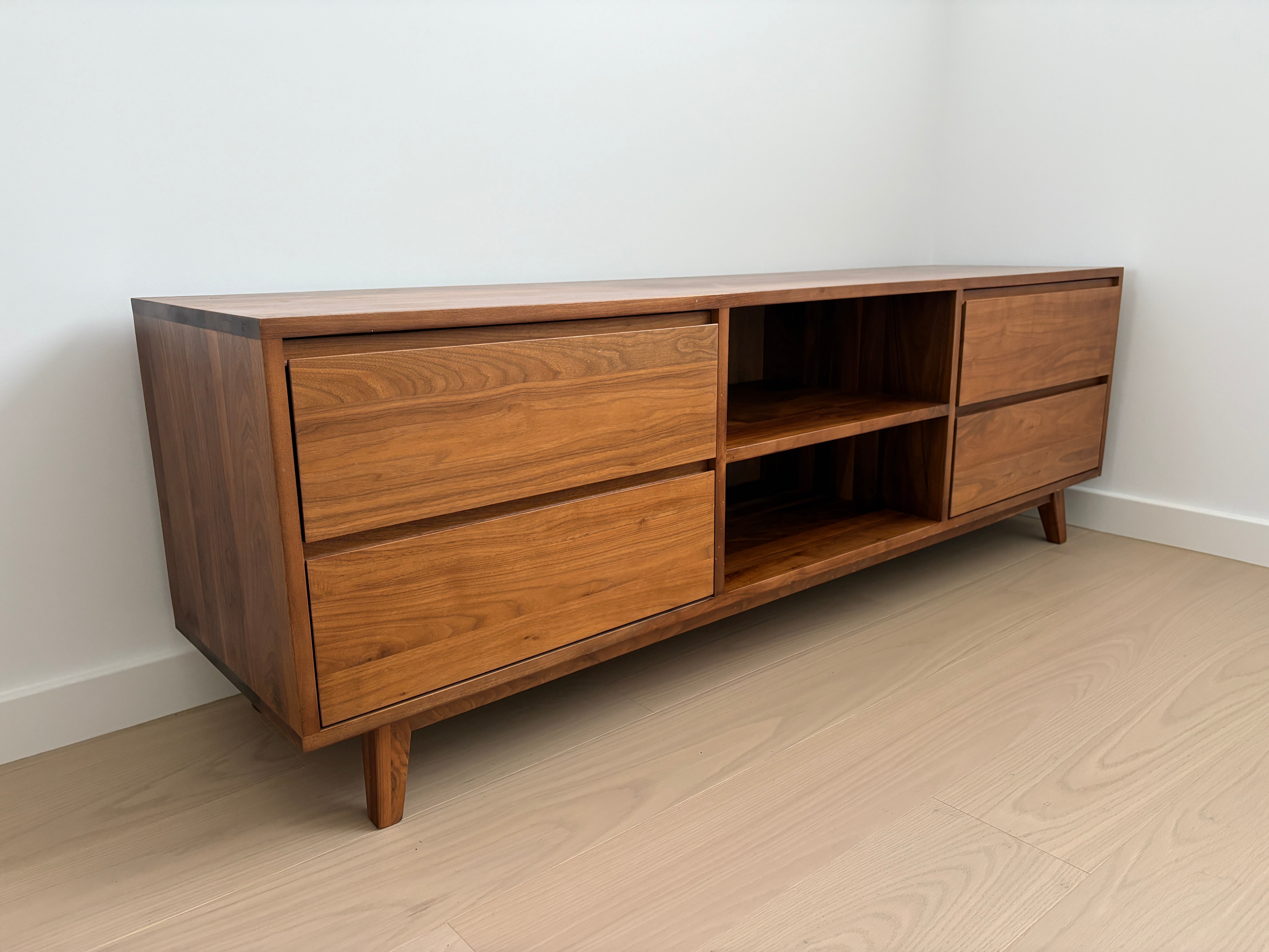 Icon By Design Bastian Walnut Entertainment Unit