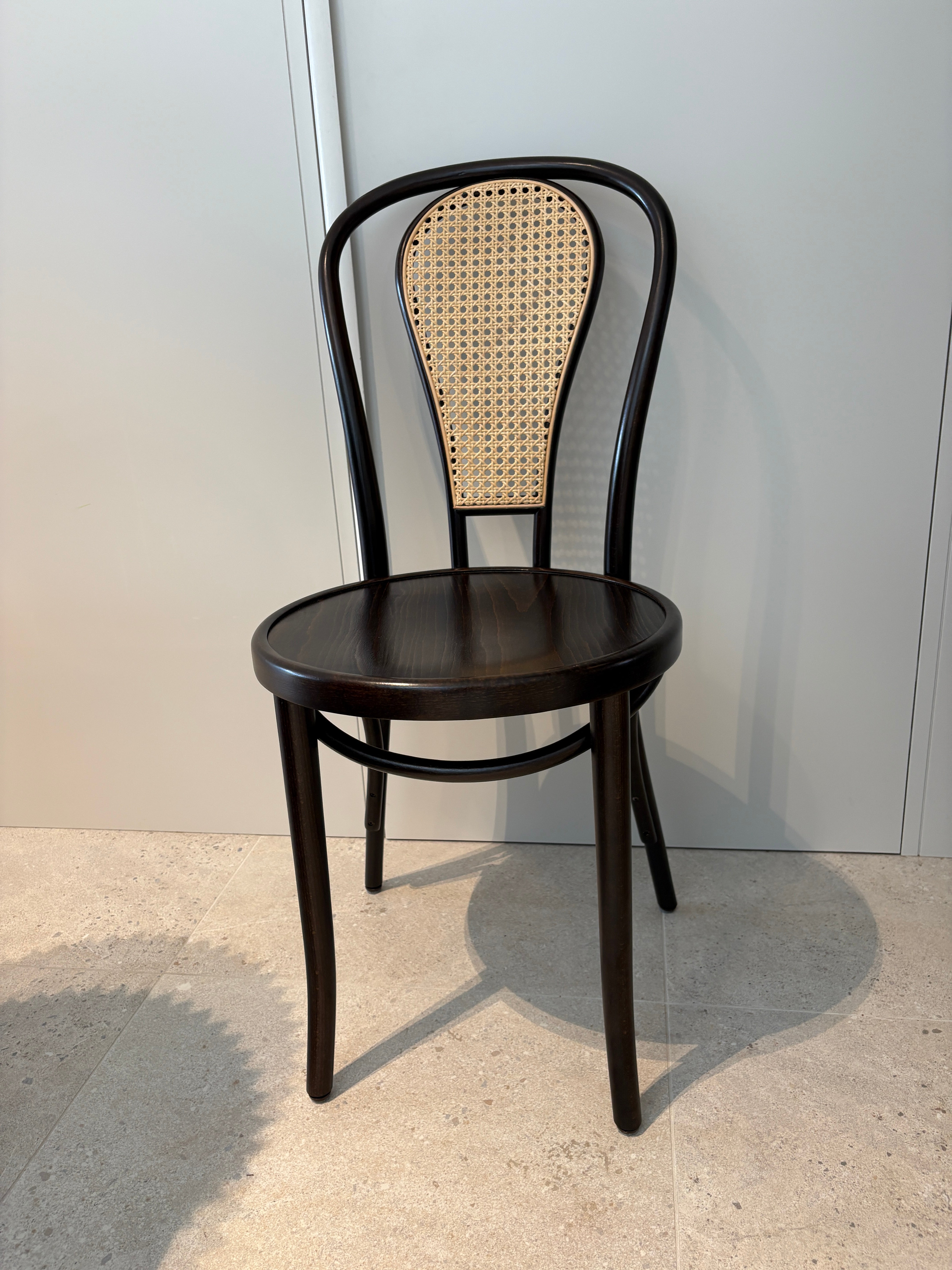 Thonet Unit Dining Table and Thonet Cane Back Chairs