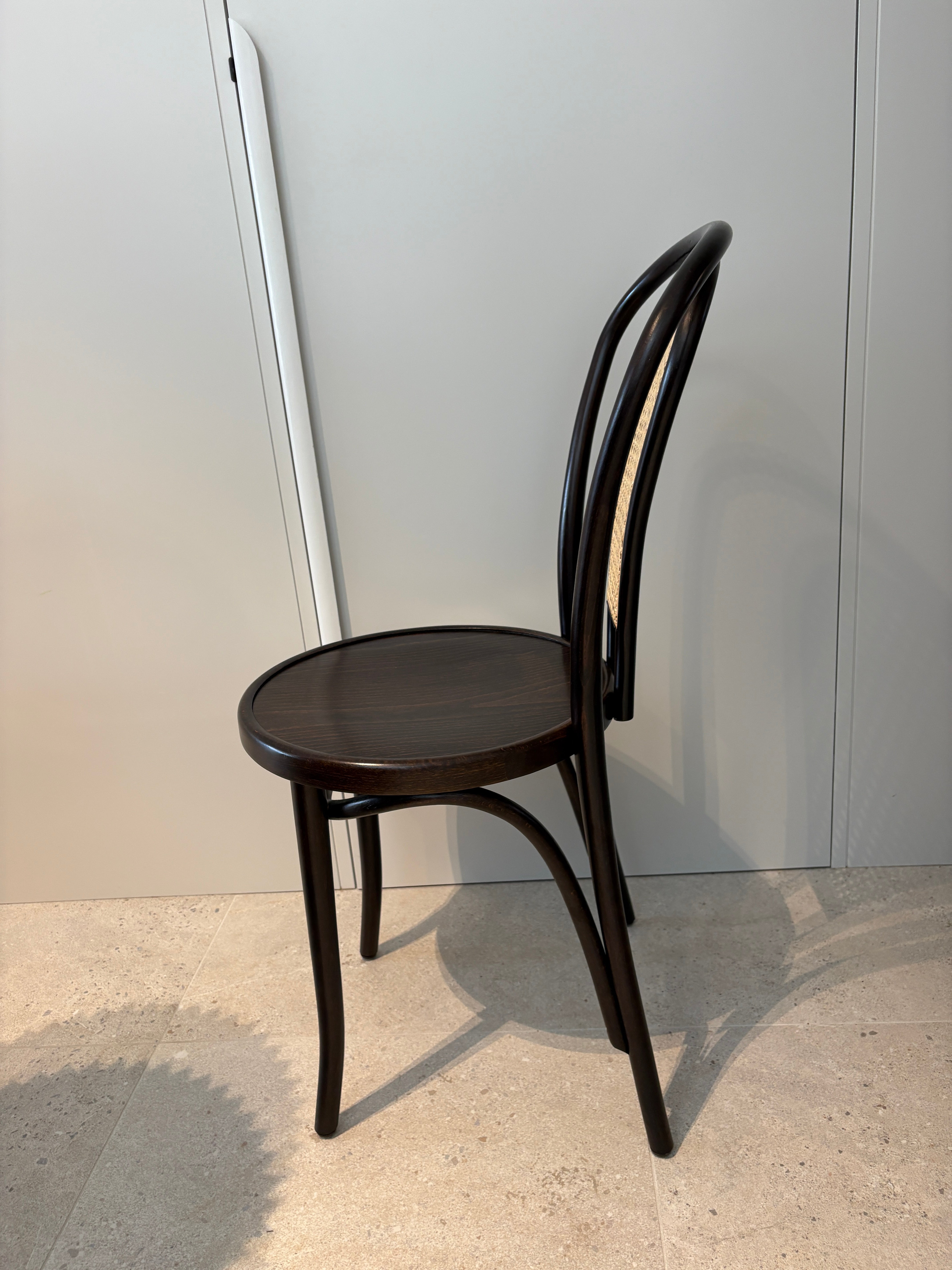 Thonet Unit Dining Table and Thonet Cane Back Chairs