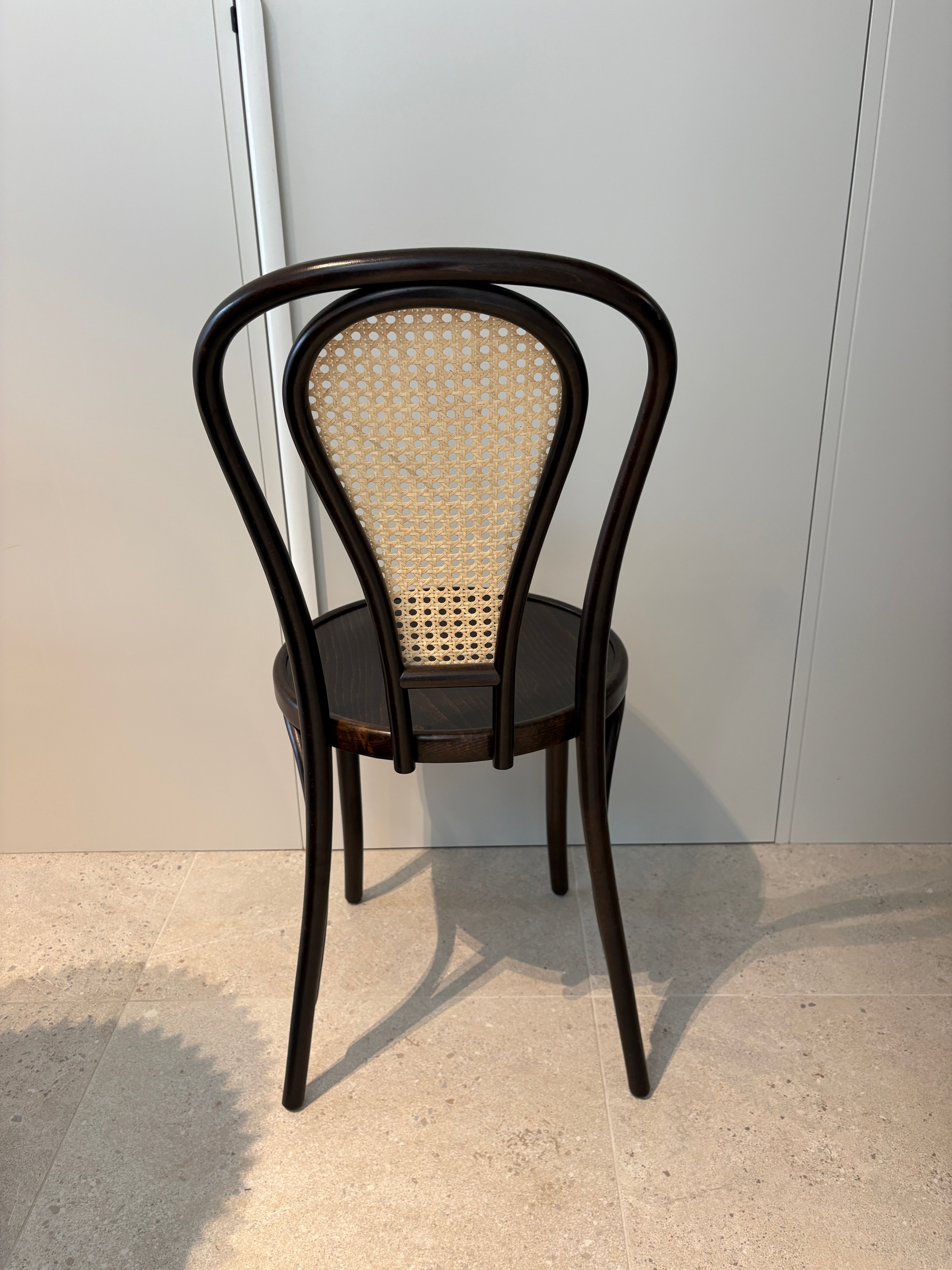 Thonet Unit Dining Table and Thonet Cane Back Chairs