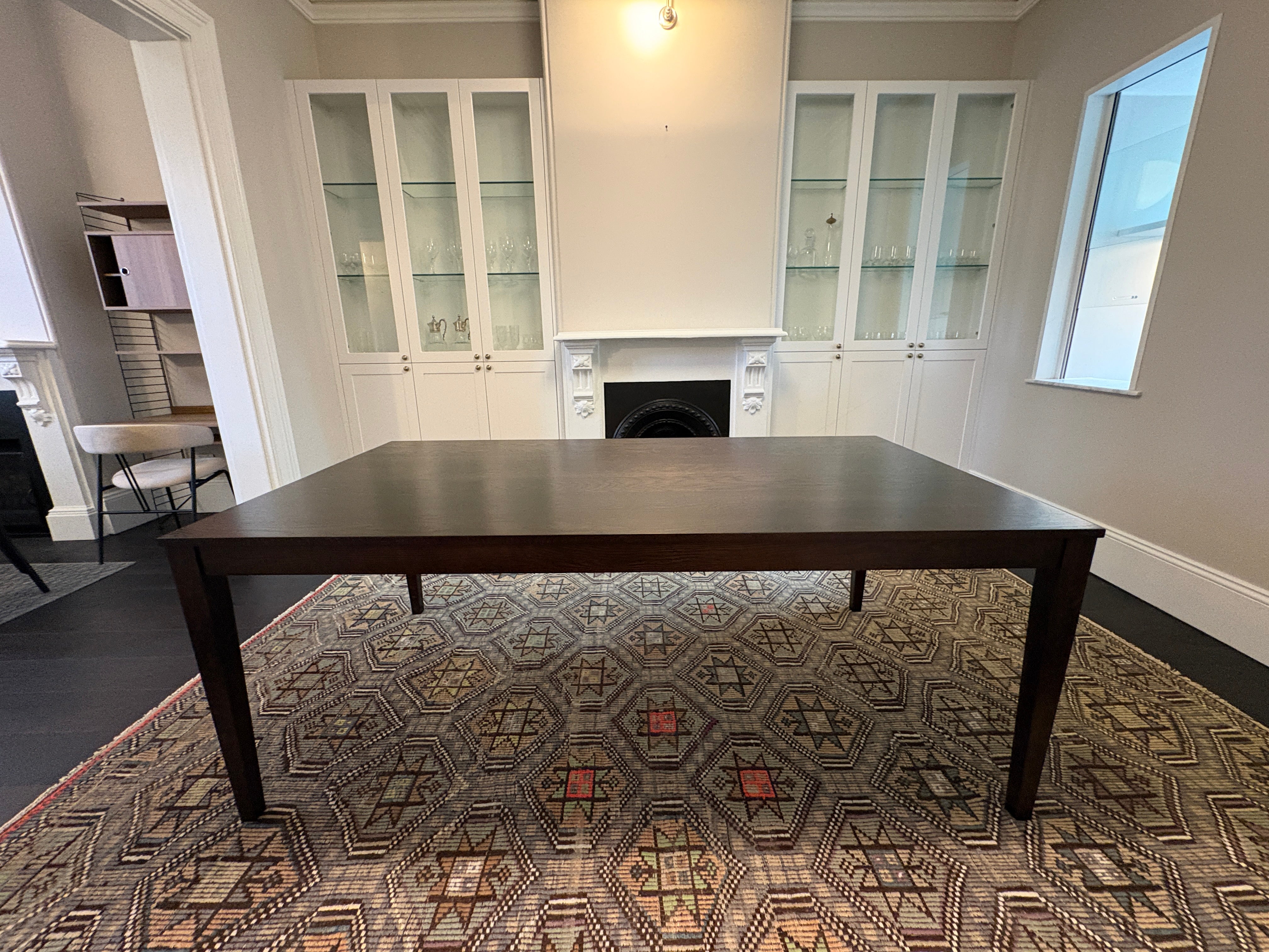 Thonet Unit Dining Table and Thonet Cane Back Chairs