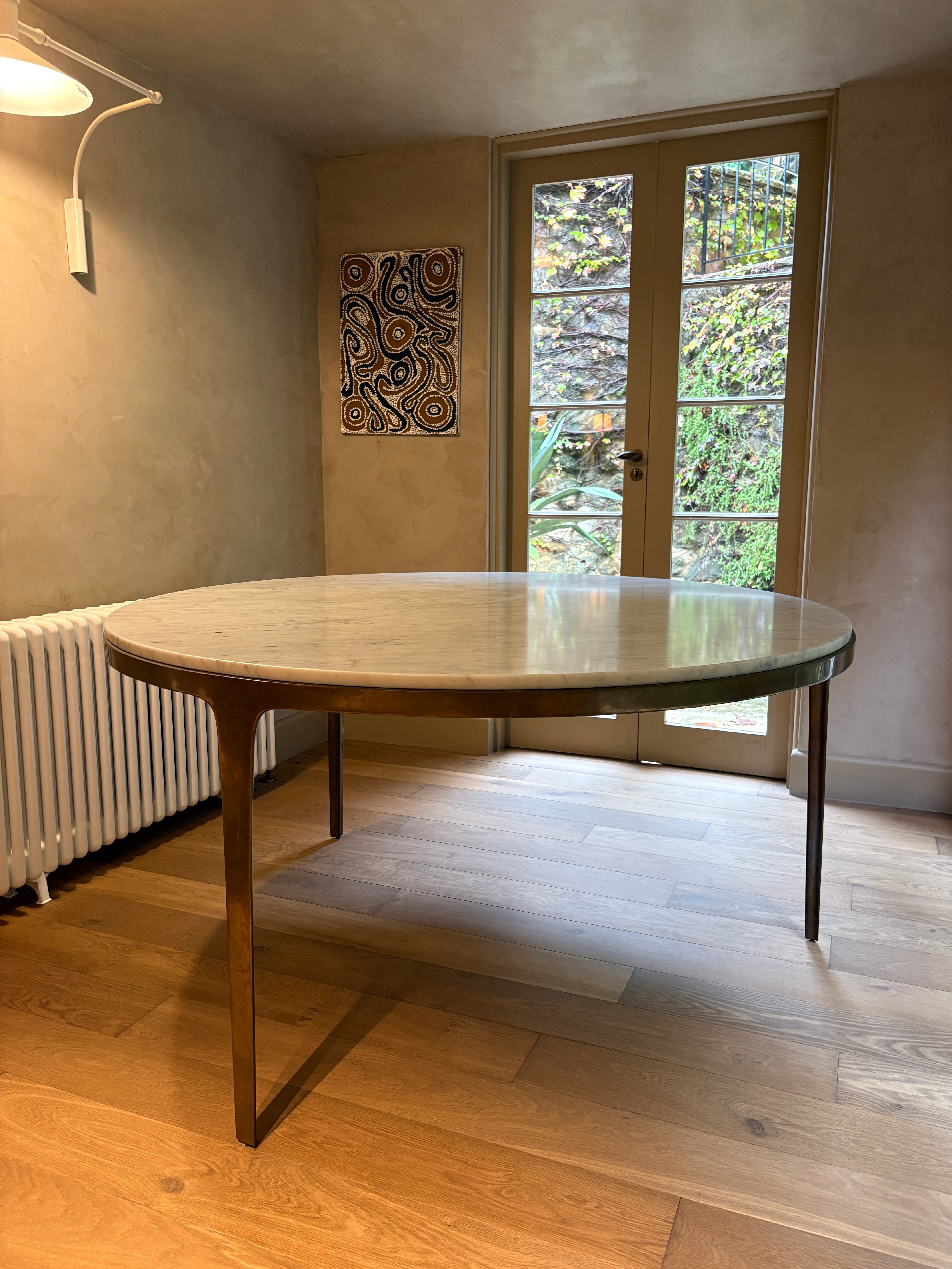 Barbera Bronze Marble Dining Table