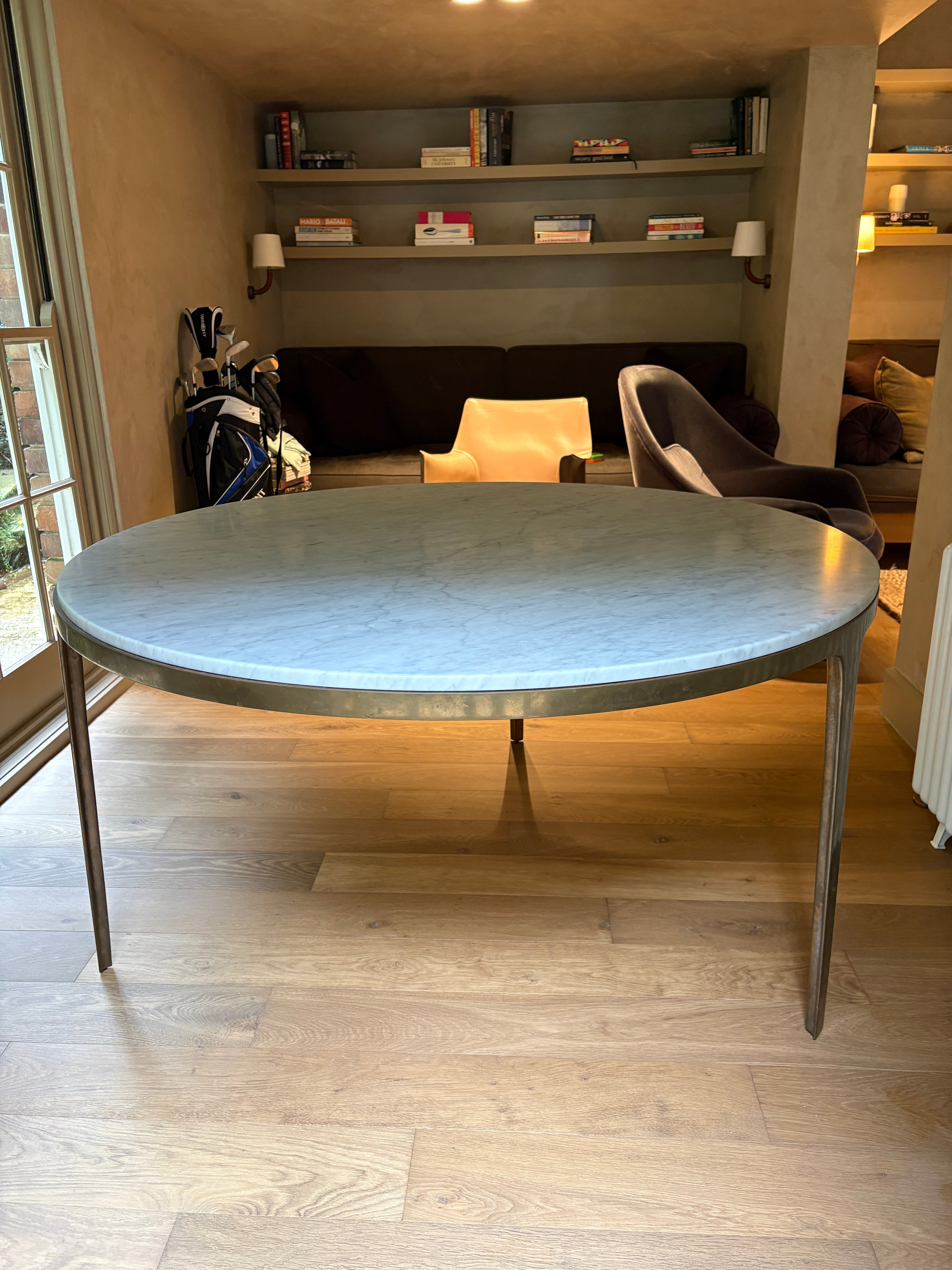 Barbera Bronze Marble Dining Table