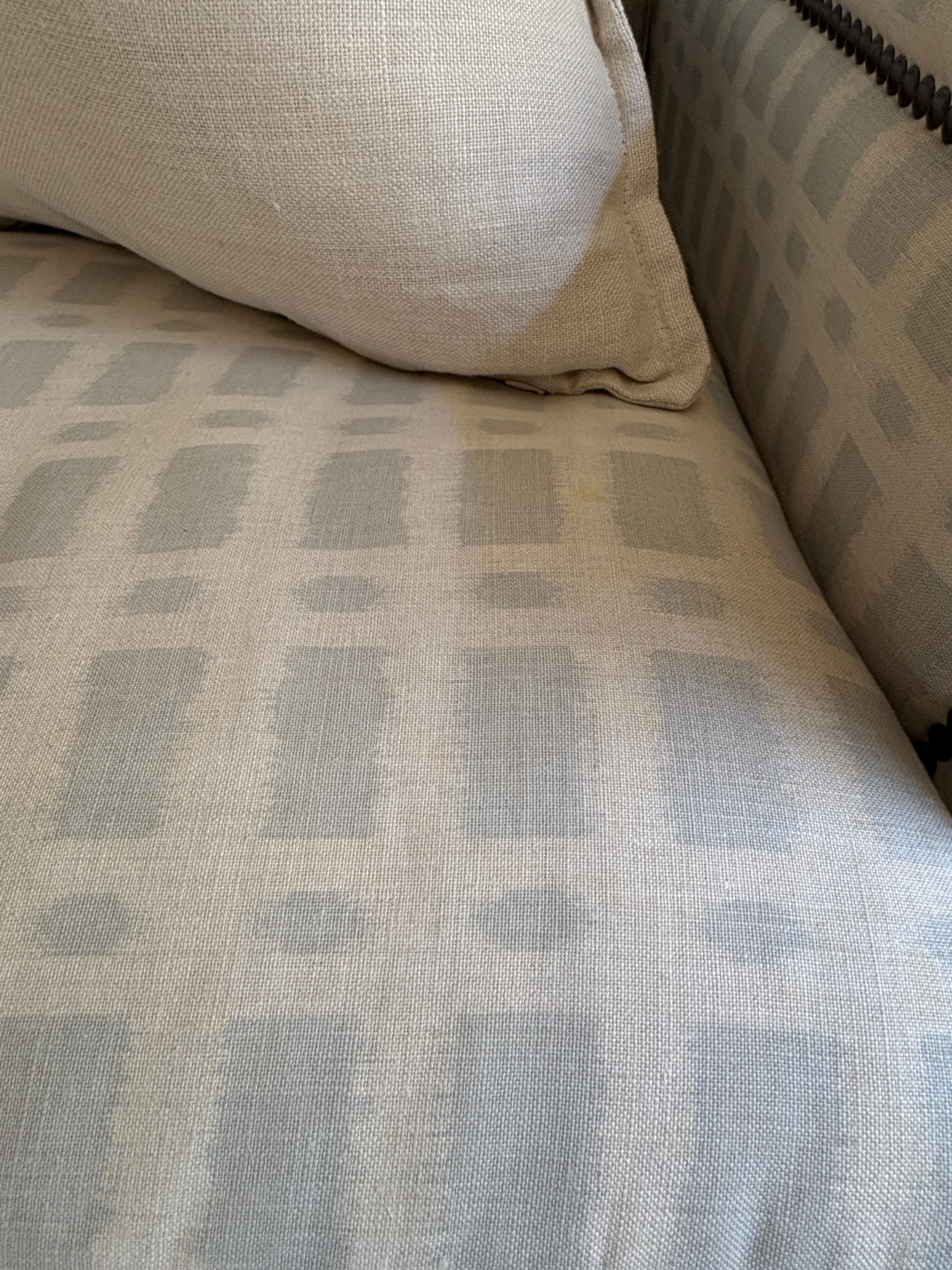 Custom Linen Sofa