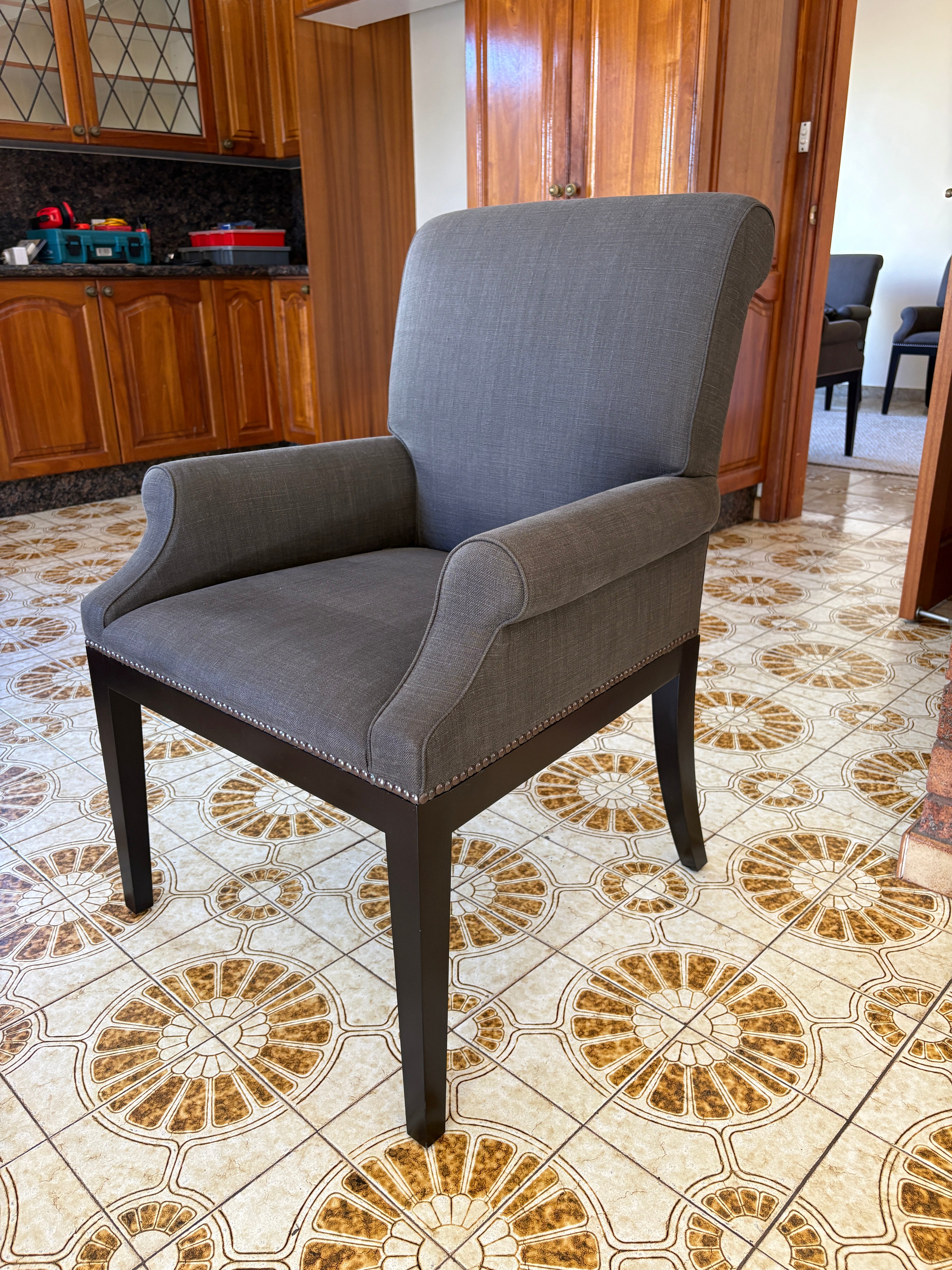 Marco Meneguzzi Custom Dining Chairs, set of 8