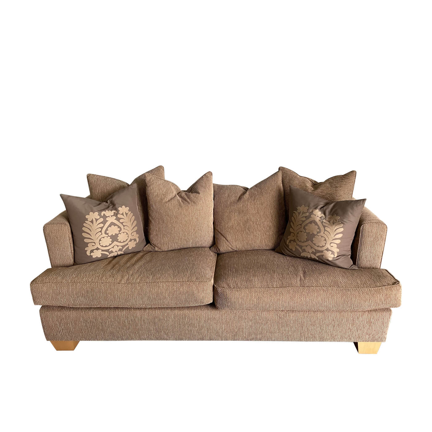 Custom 2.5 seater sofa with cushions