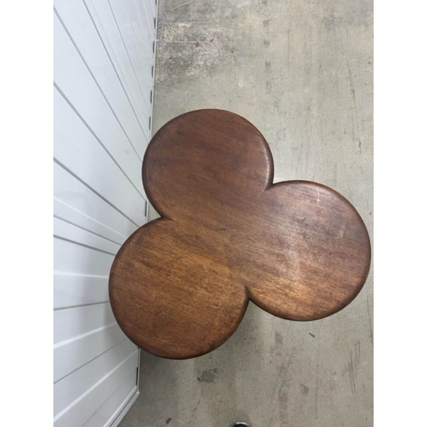 Two-Design-Lovers-Antique-Clover-shaped-side-table