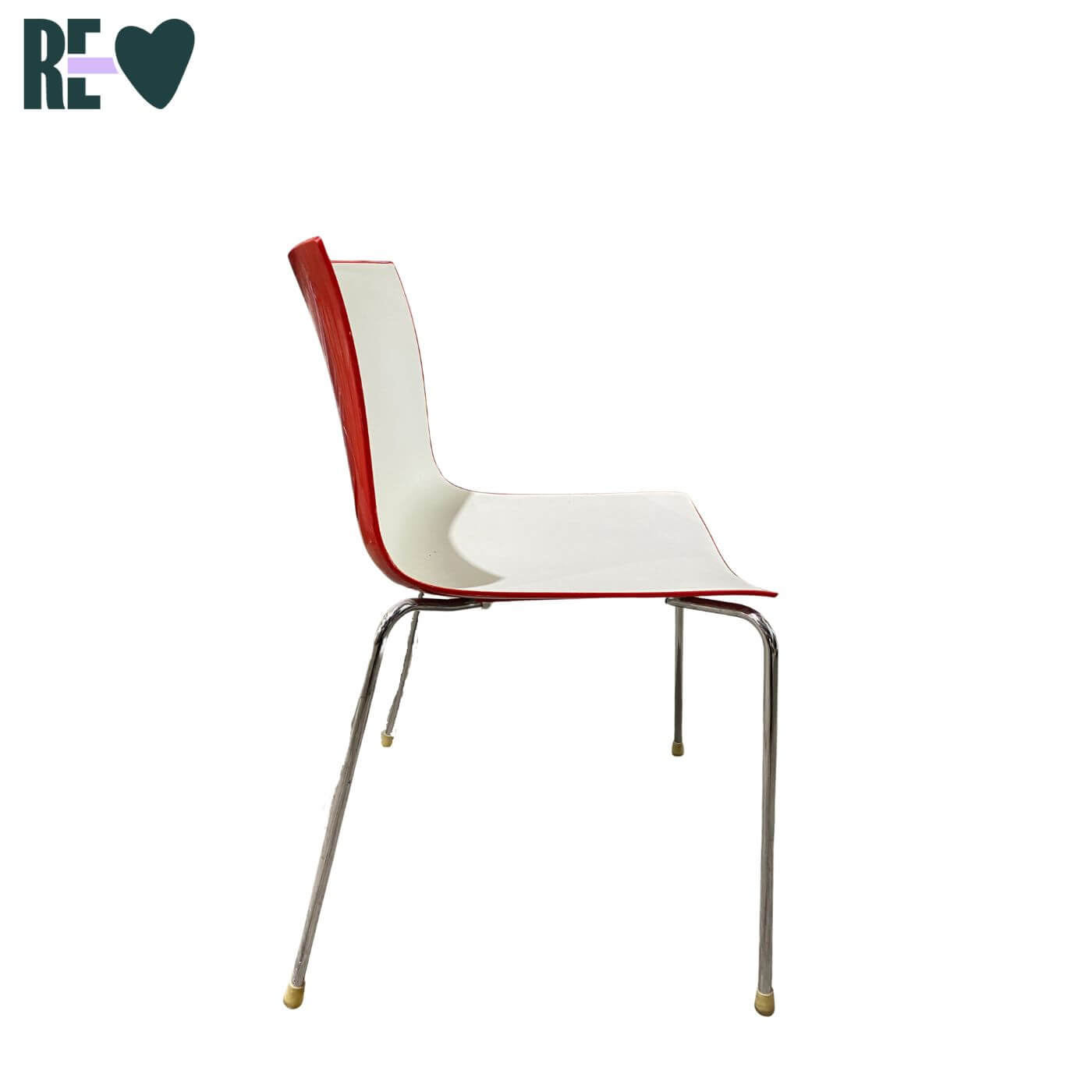 Two-Design-Lovers-Arper-Catifa-46-Bi-Colour-Chair-Red