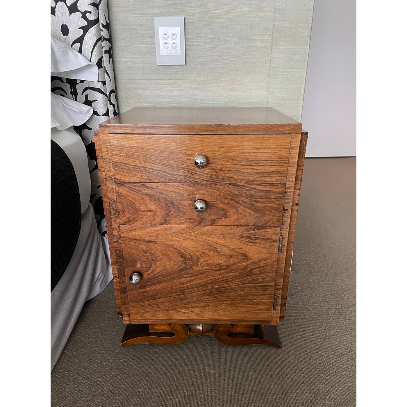 Art Deco Bedside Tables pair