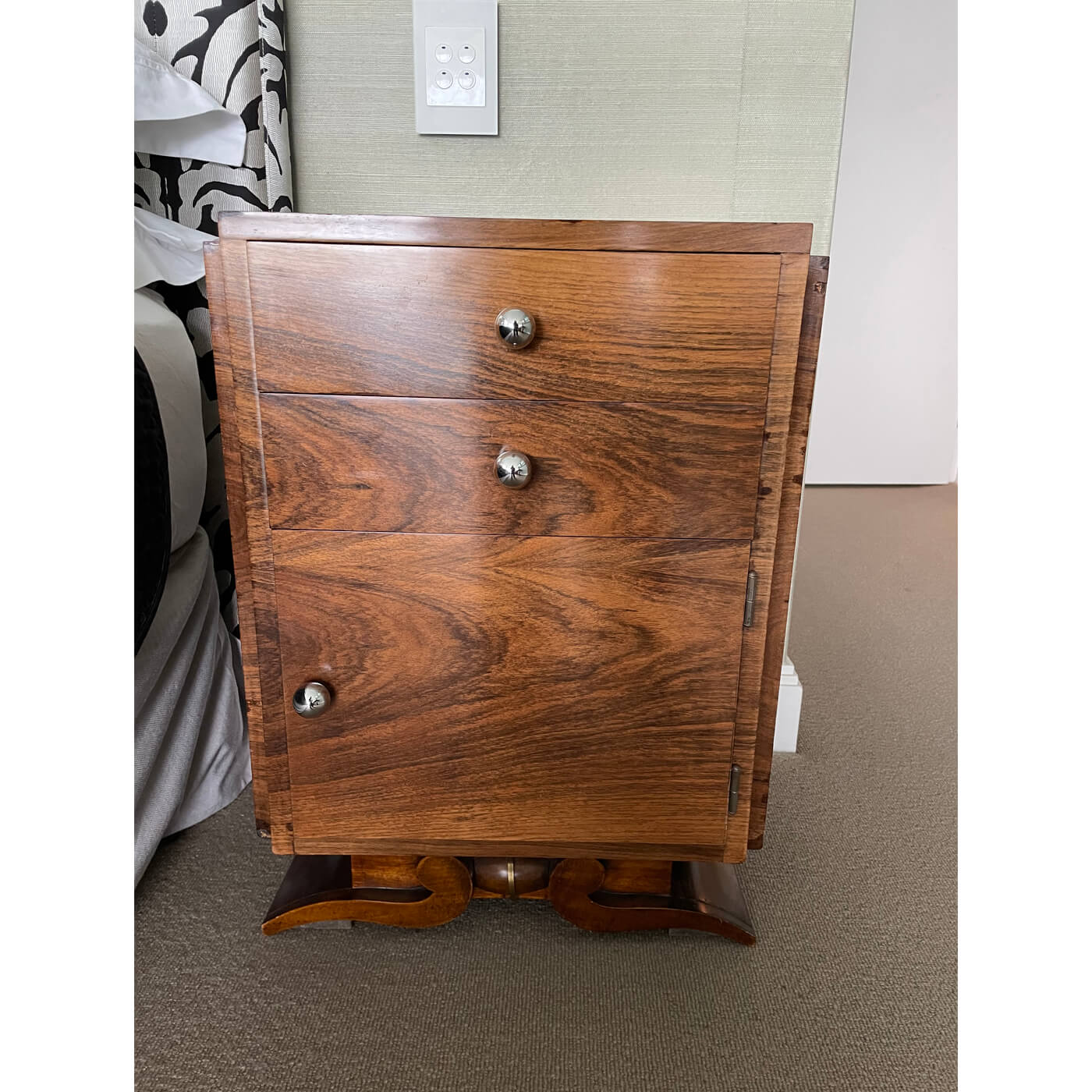 Art Deco Bedside Tables pair