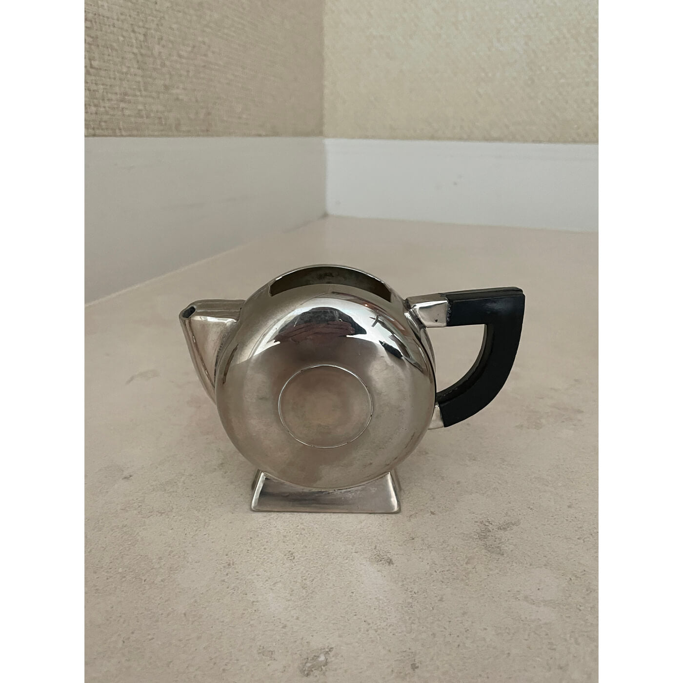 Art deco 3 piece silver tea set