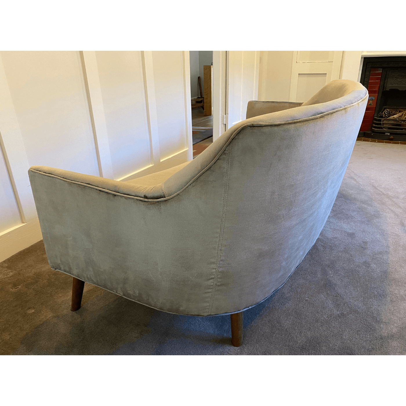 Two Design Lovers-Arthur-G-Curved-Velvet-Sofa